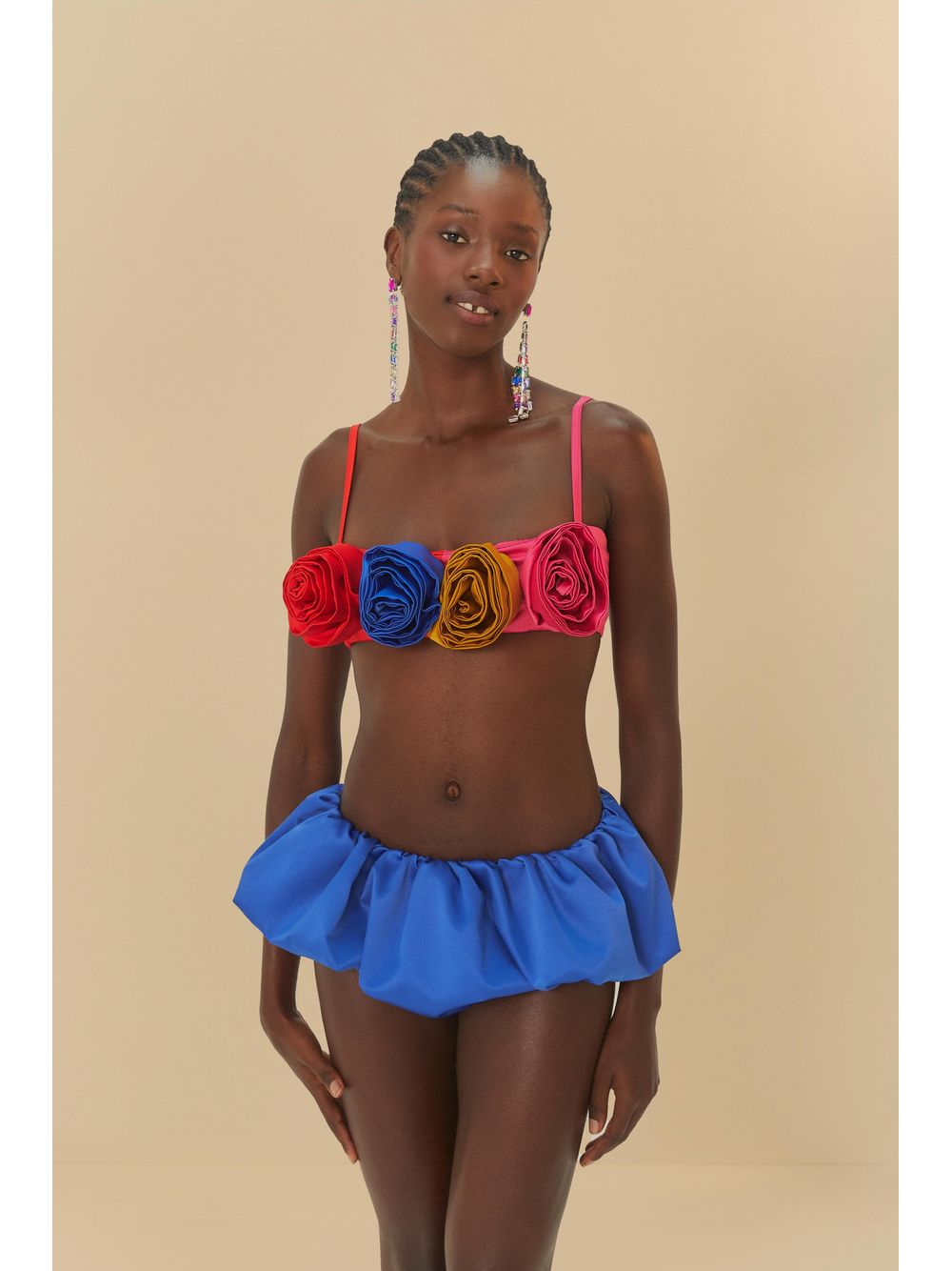 Farm — Top Meiota Rosas Colorblock