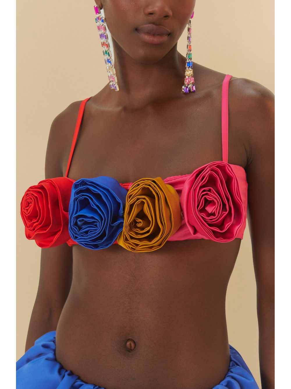 Farm — Top Meiota Rosas Colorblock