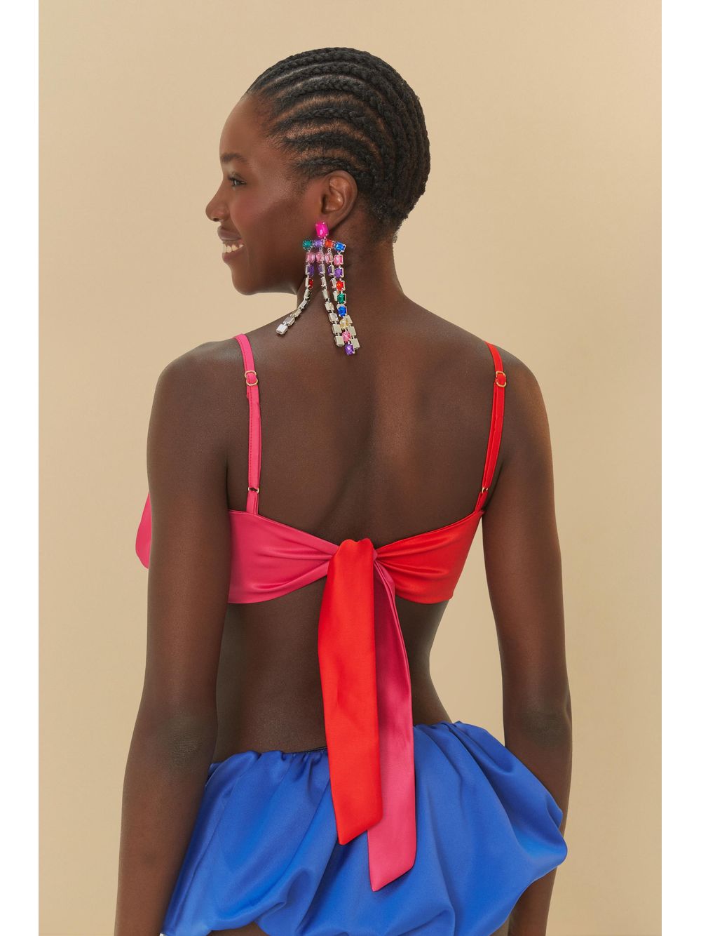 Farm — Top Meiota Rosas Colorblock