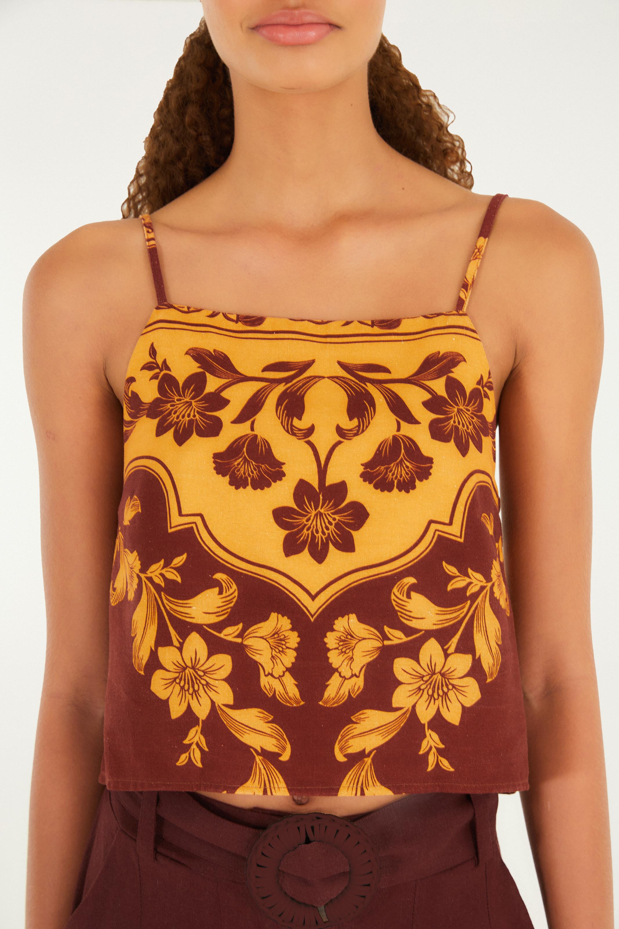 Regata Estampada Floral Guanacaste