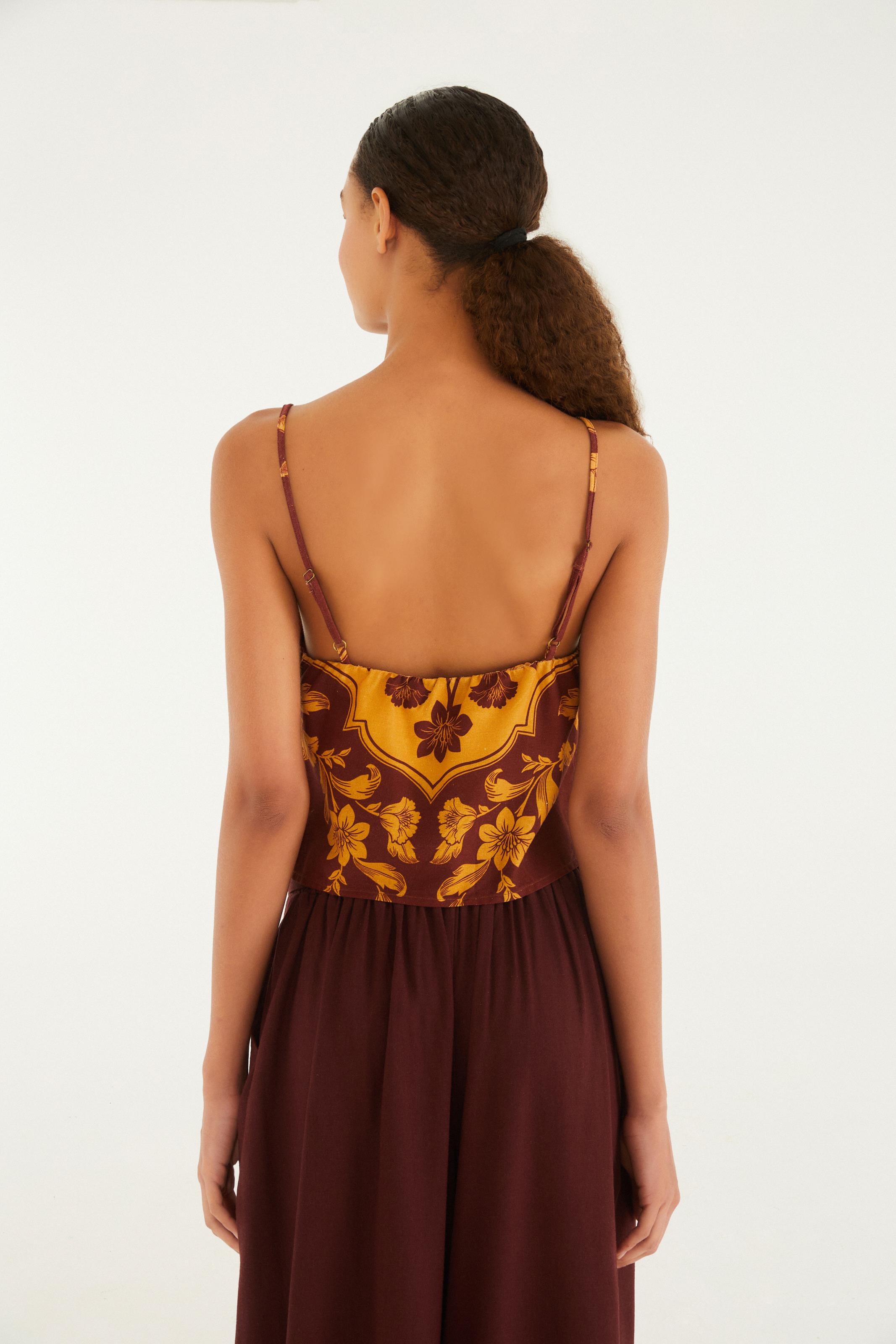 Regata Estampada Floral Guanacaste