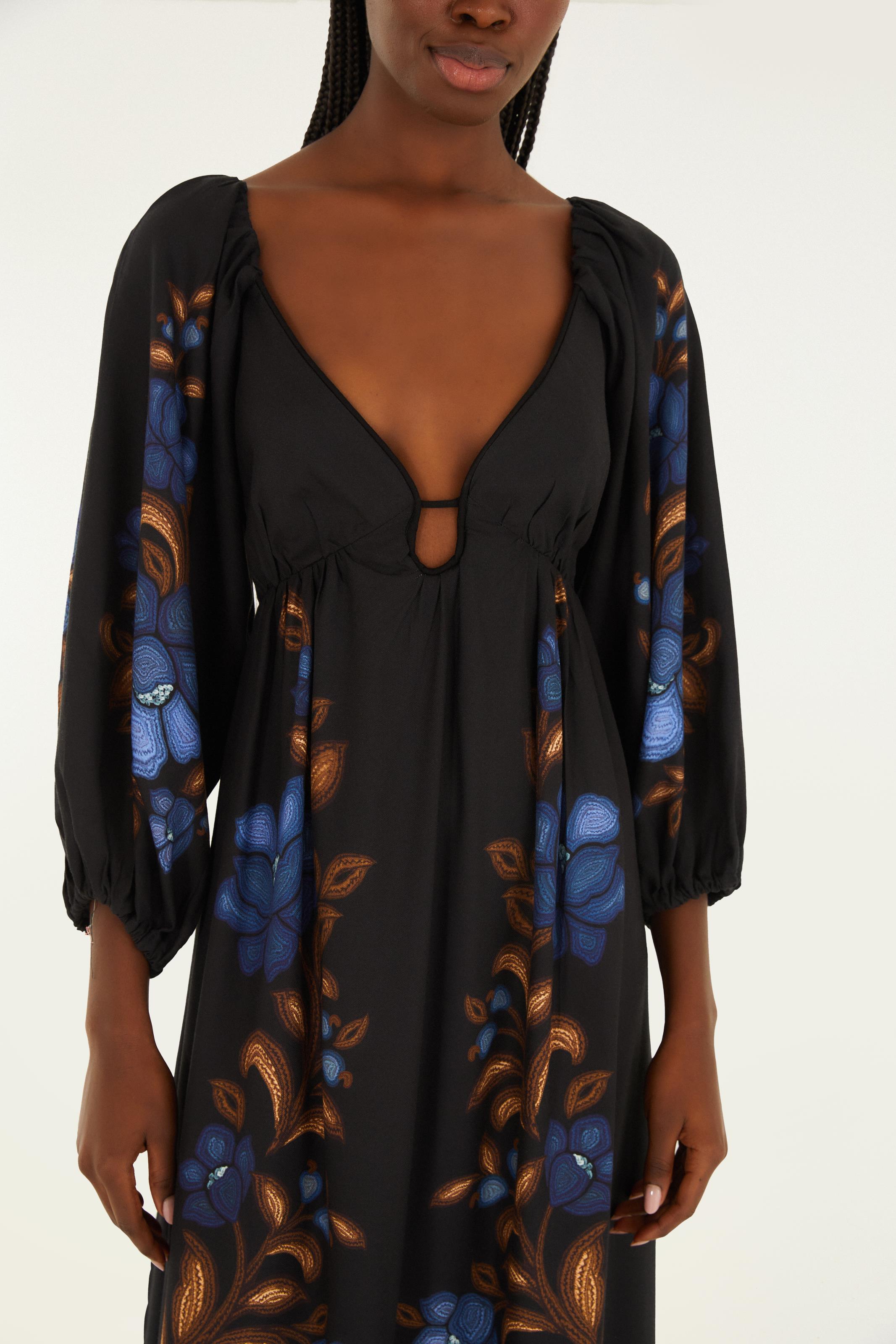 Vestido Cropped Estampado Floral Renata