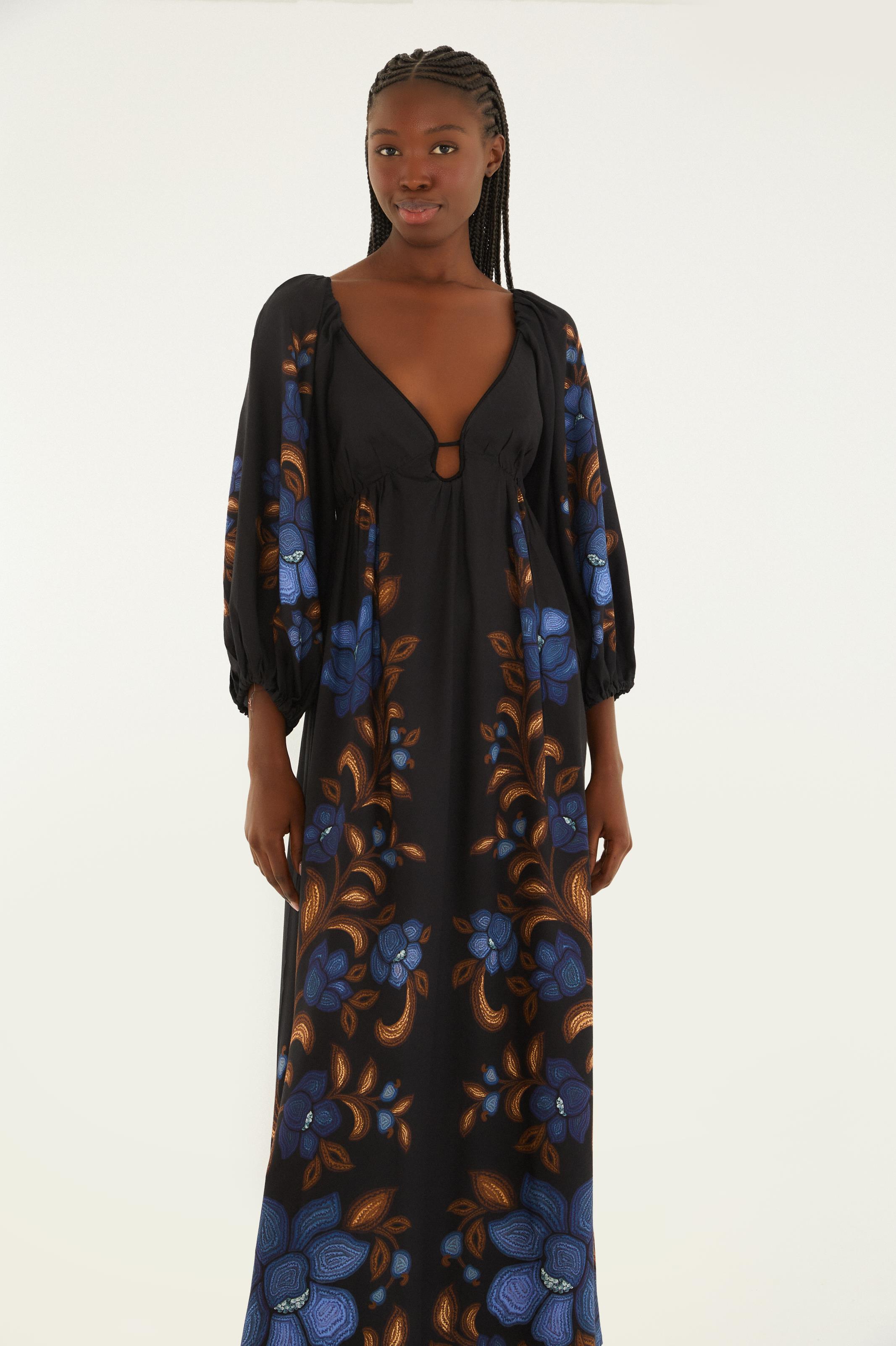 Vestido Cropped Estampado Floral Renata