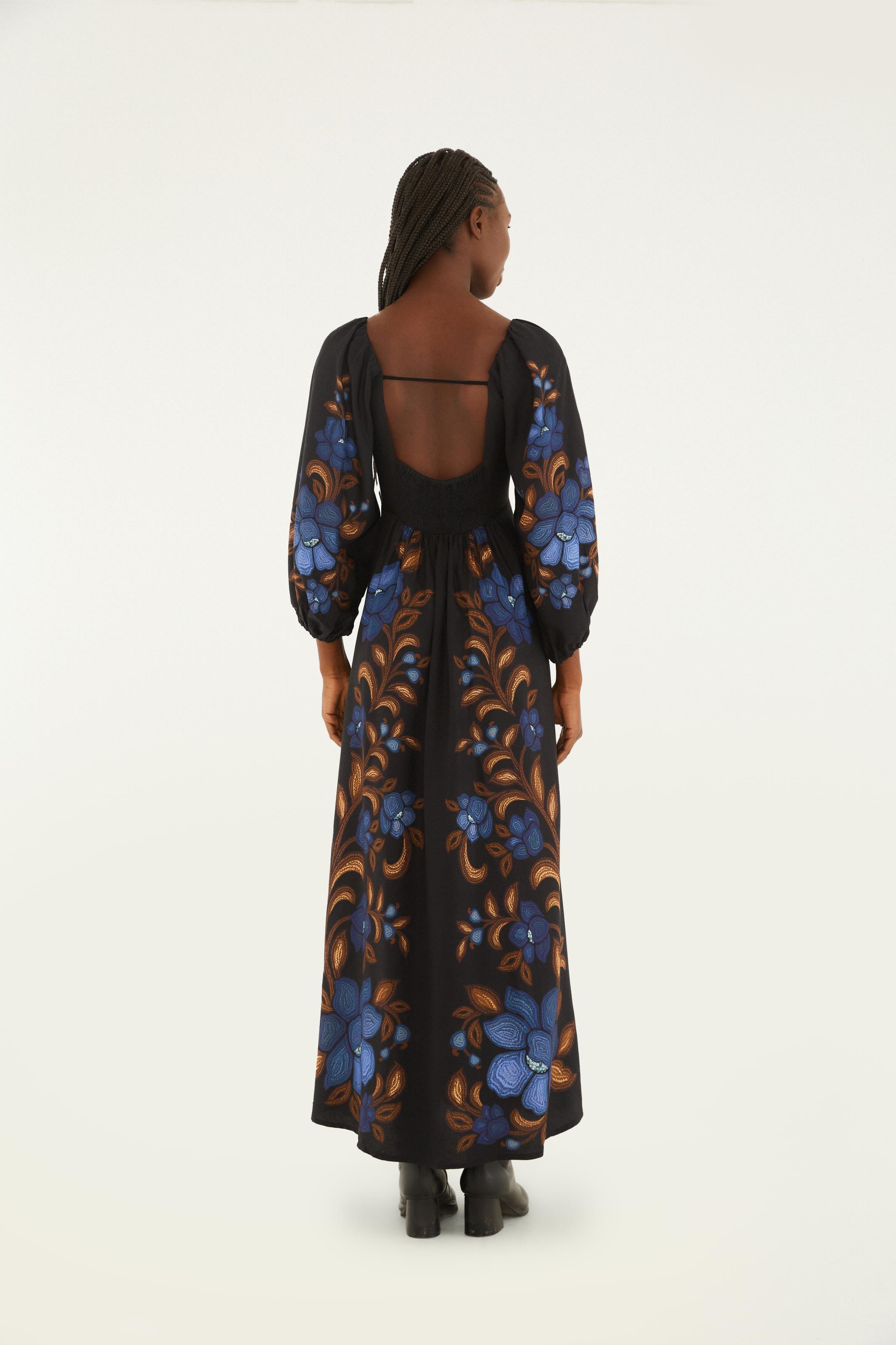 Vestido Cropped Estampado Floral Renata