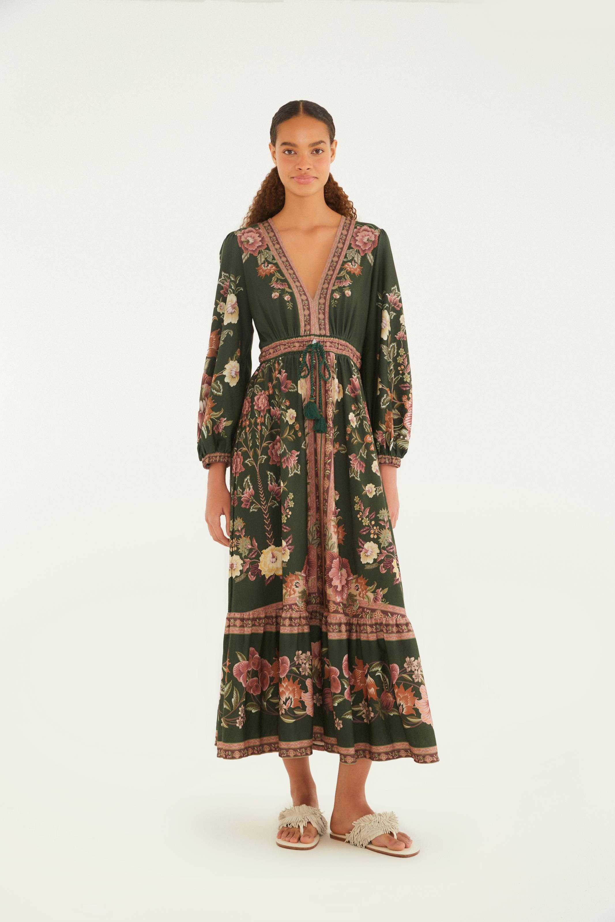 Vestido Cropped Estampado Lina