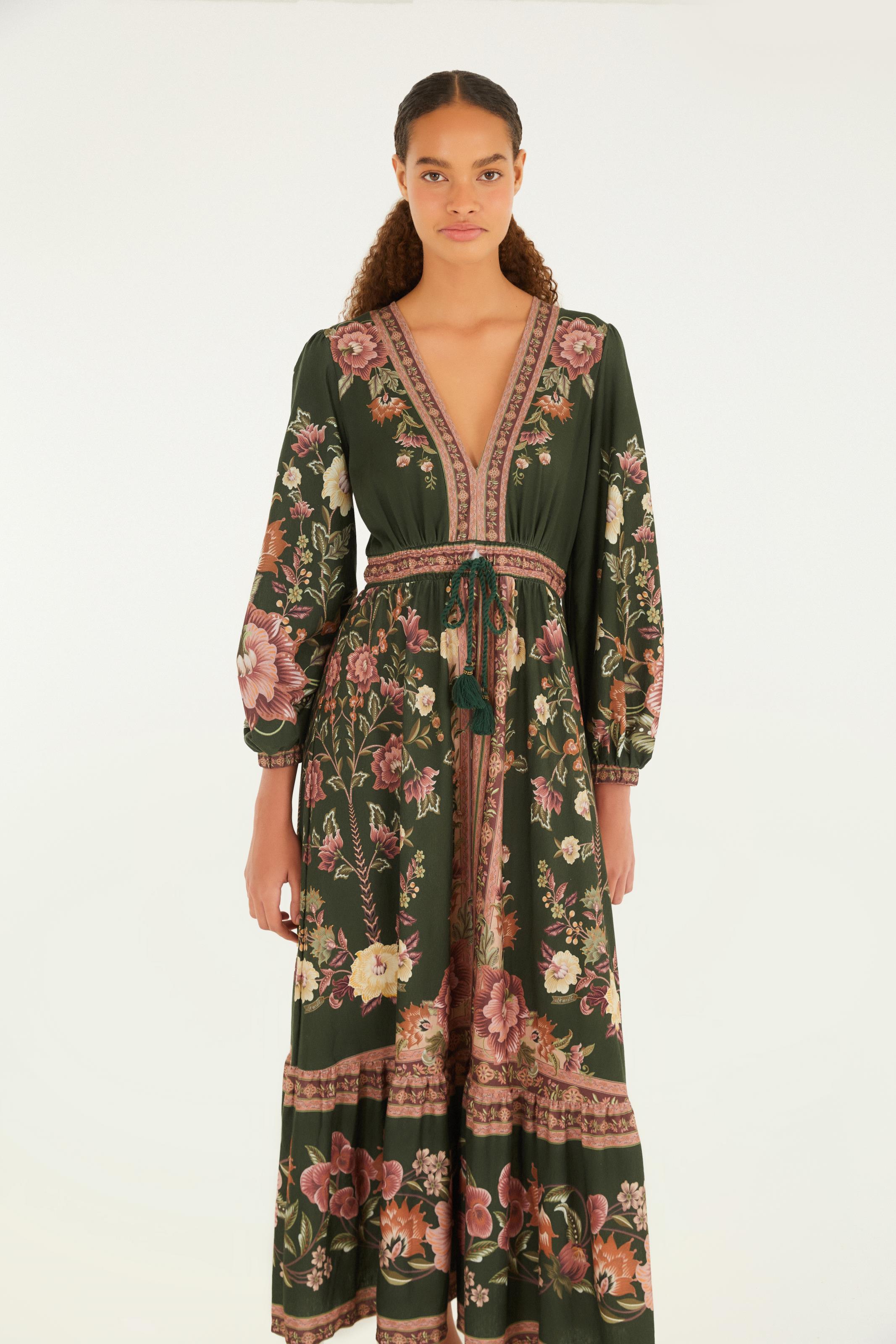 Vestido Cropped Estampado Lina