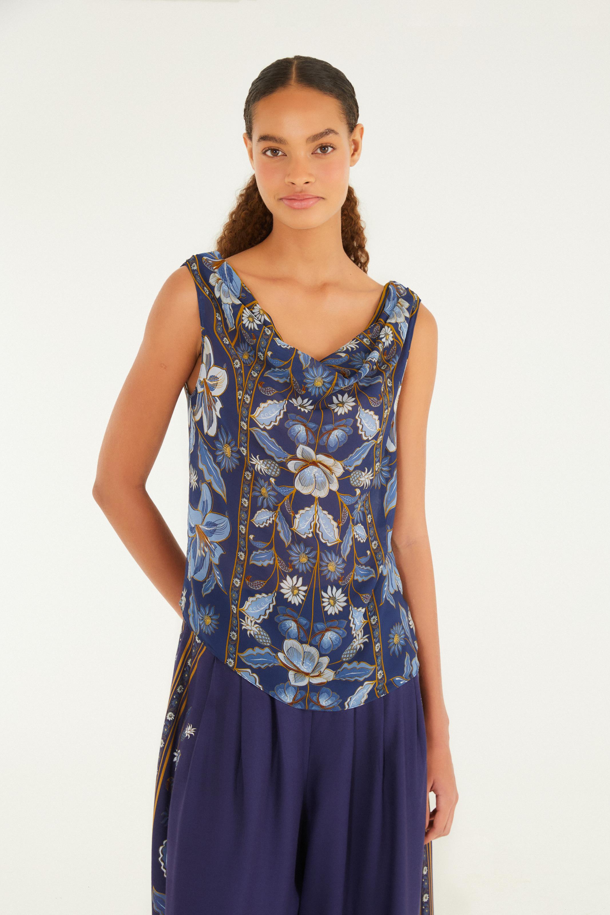 Blusa Estampada Marcelle