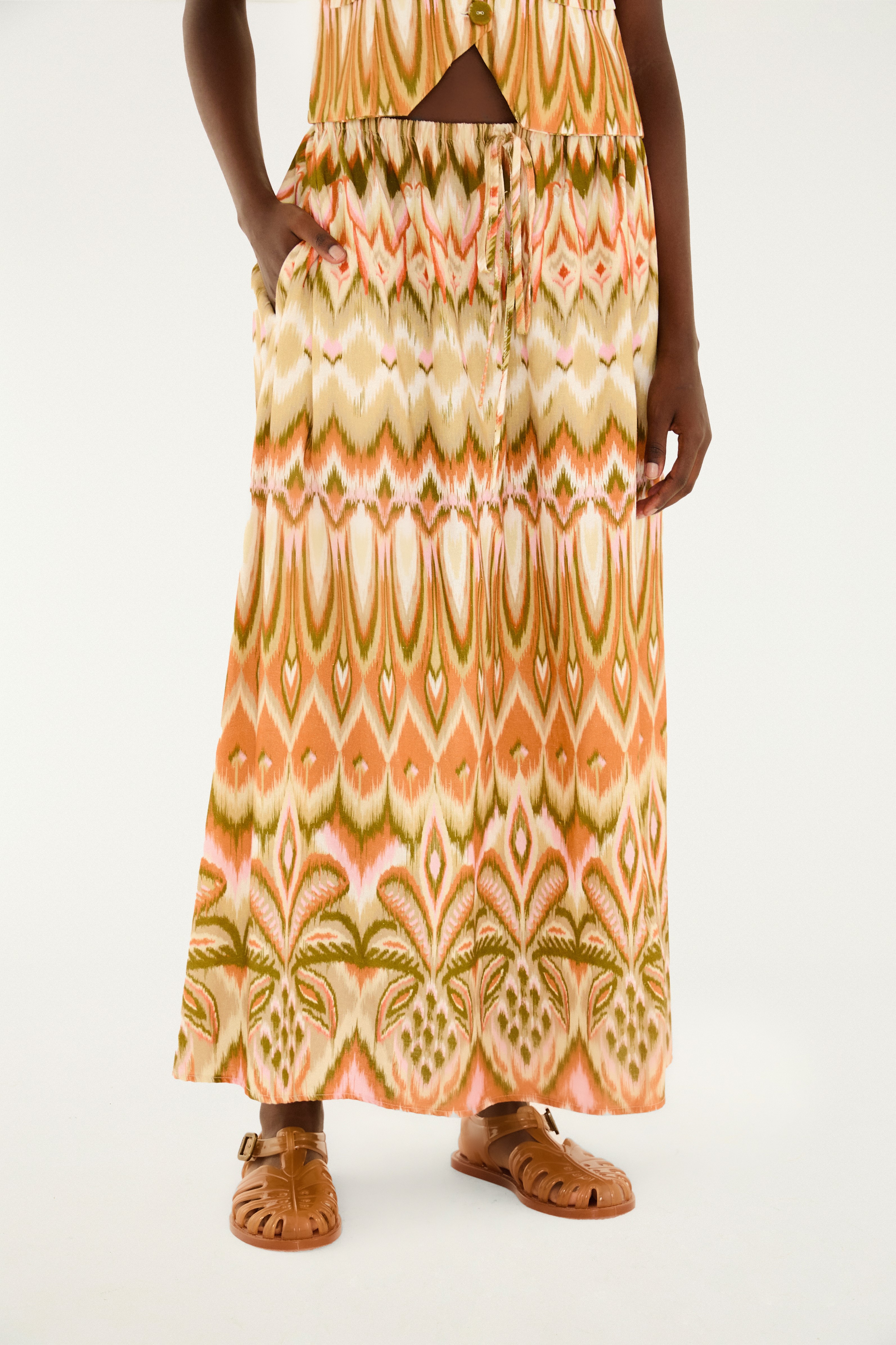 Saia Estampada Siena