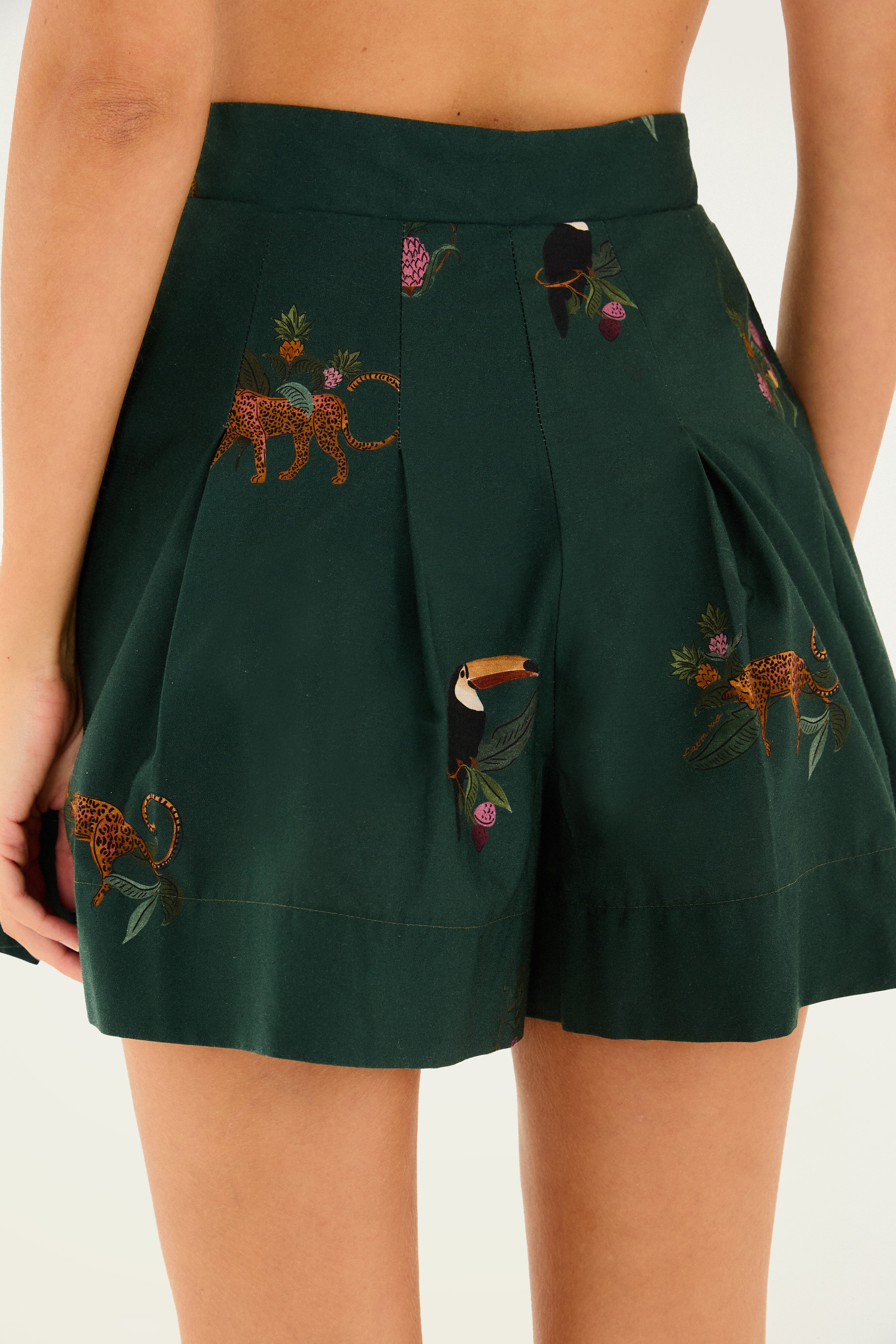 Short Estampado Florestinha