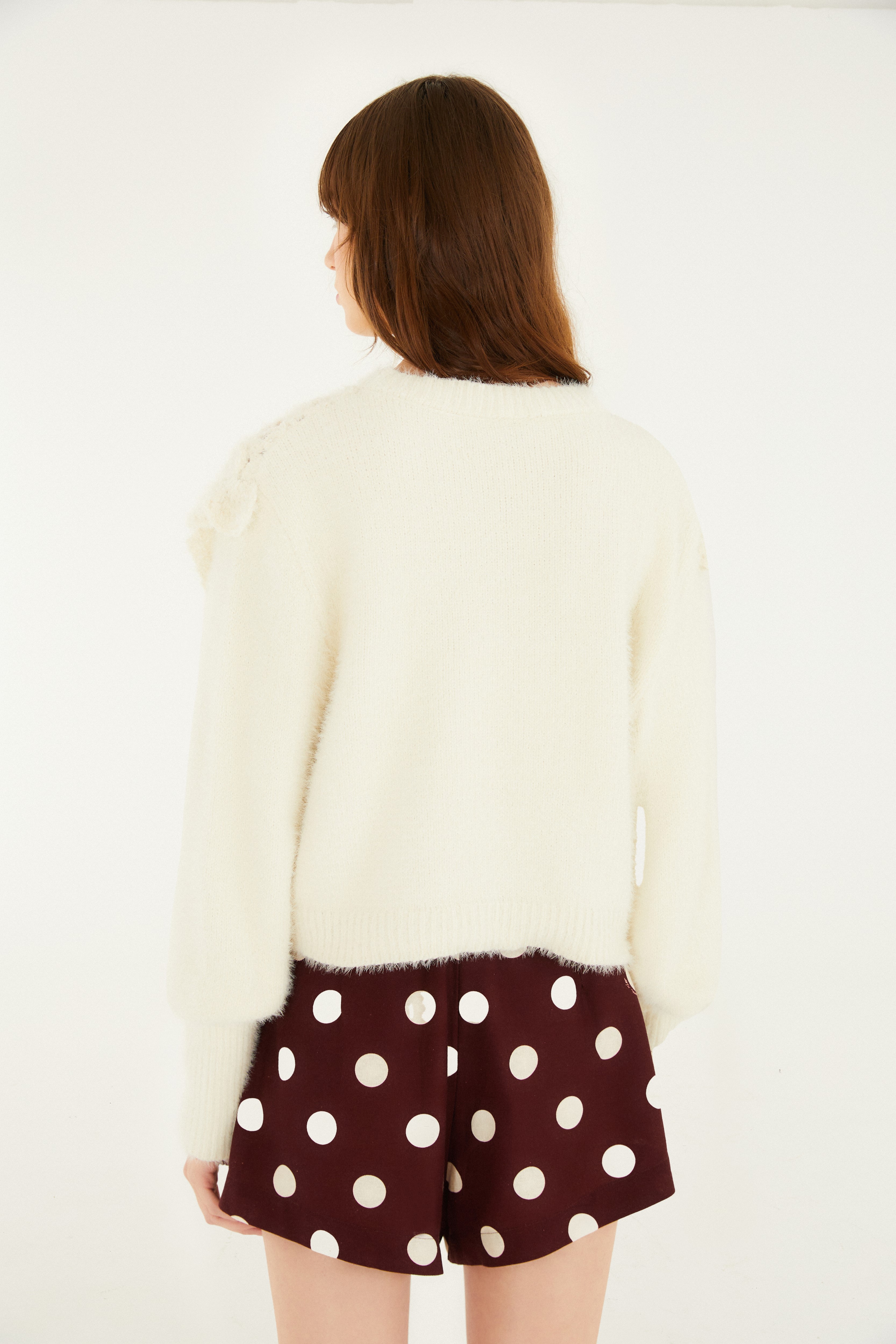 Pull Tricot Artesanal Pala Crochê