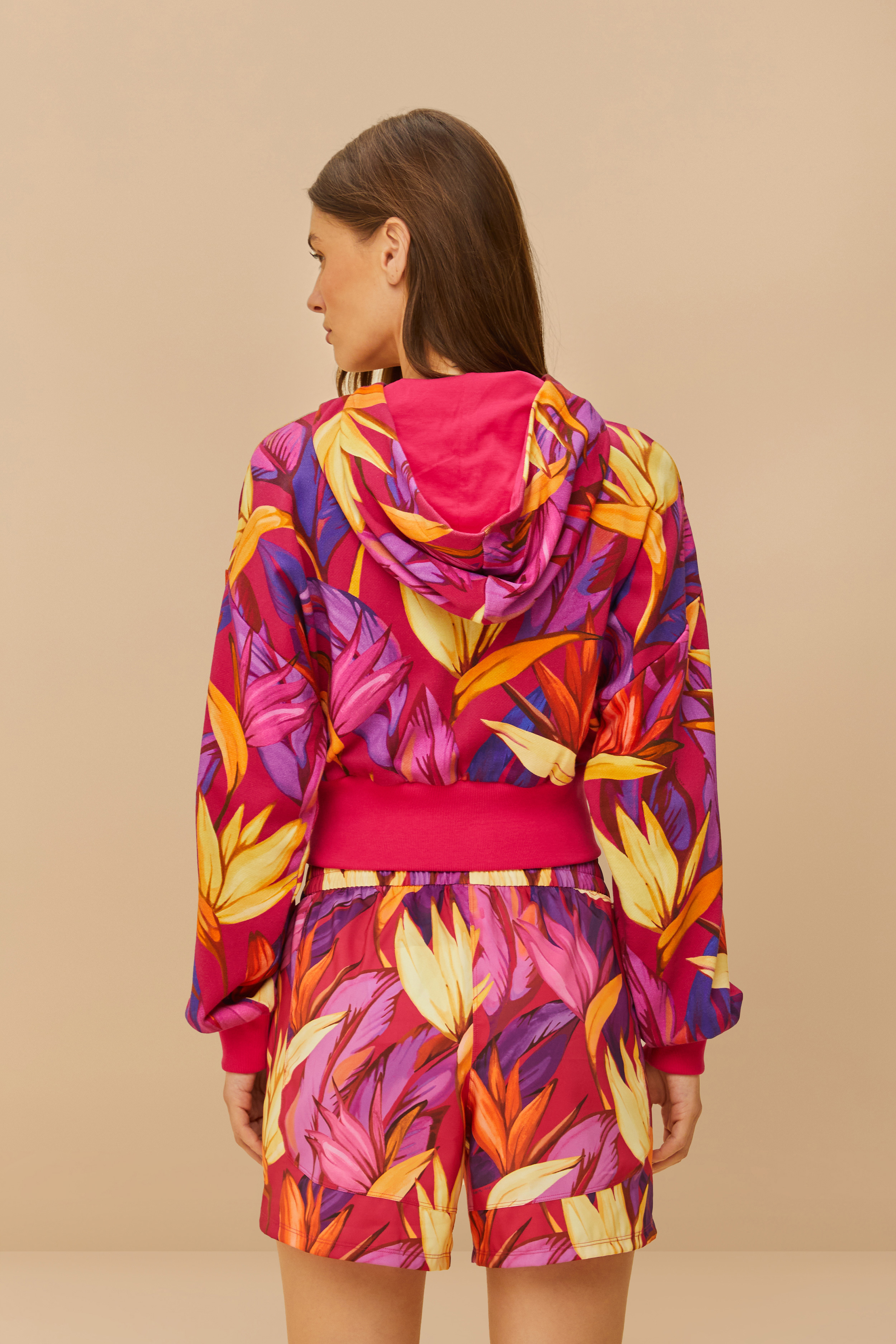 Casaco Adidas Bird Of Paradise Roxo