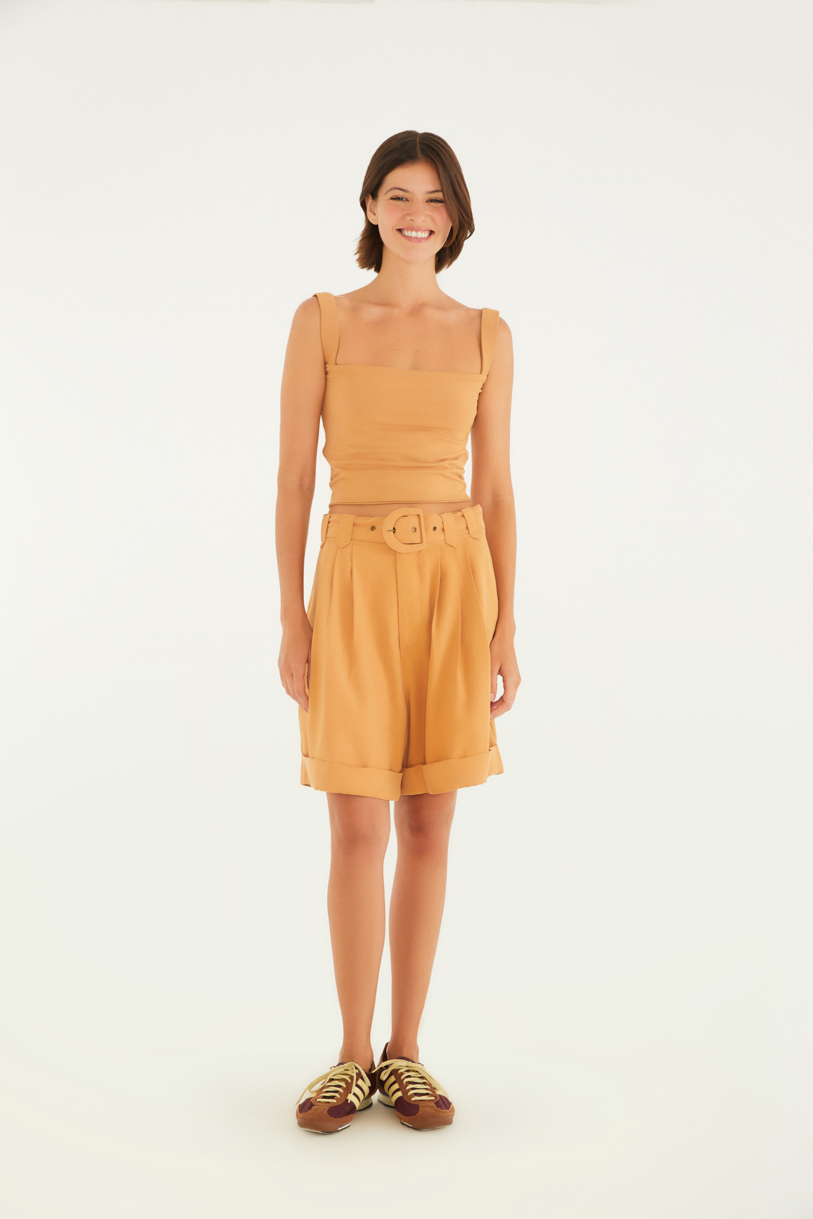 Blusa Decote Reto