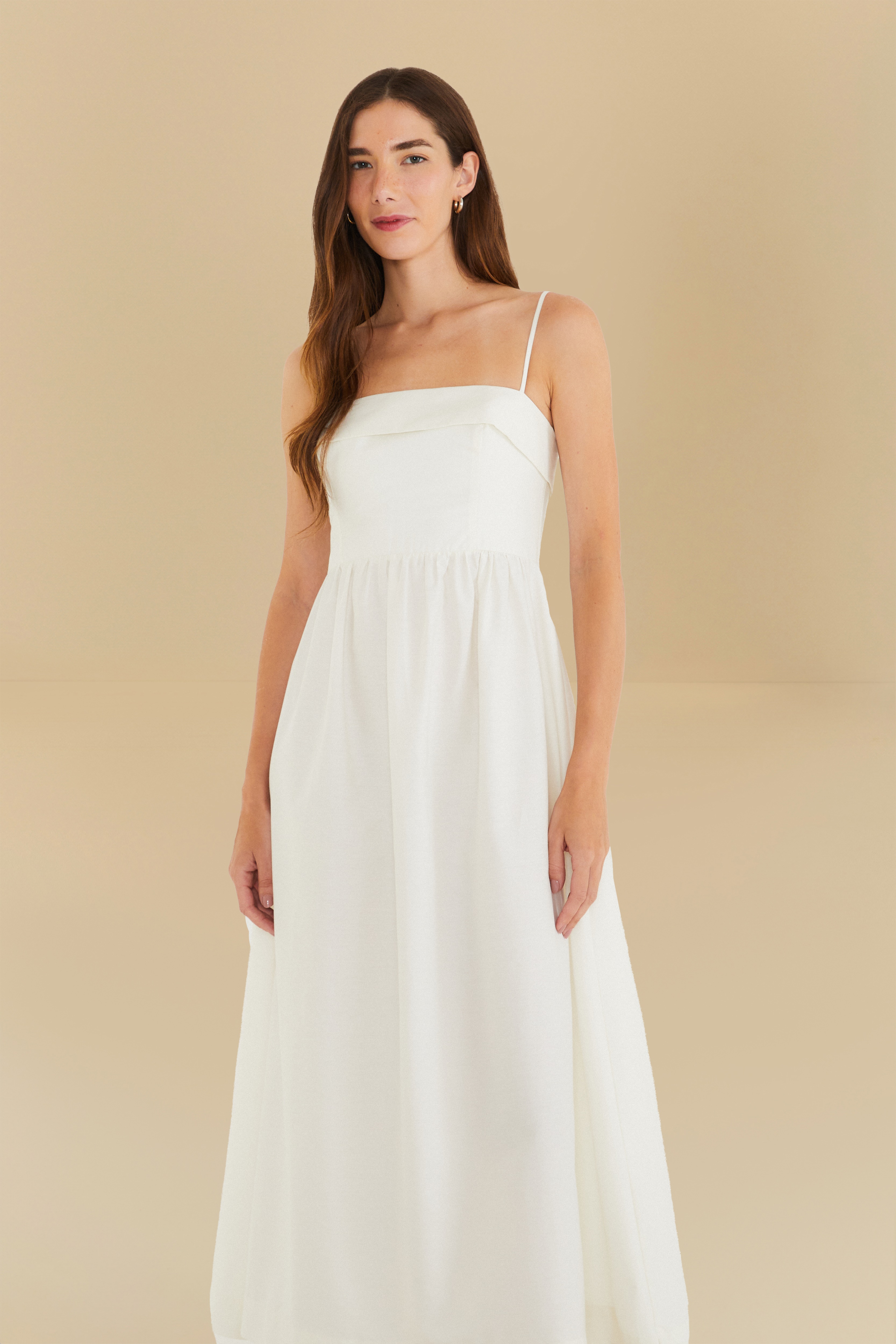 Vestido Alcinhas Longo
