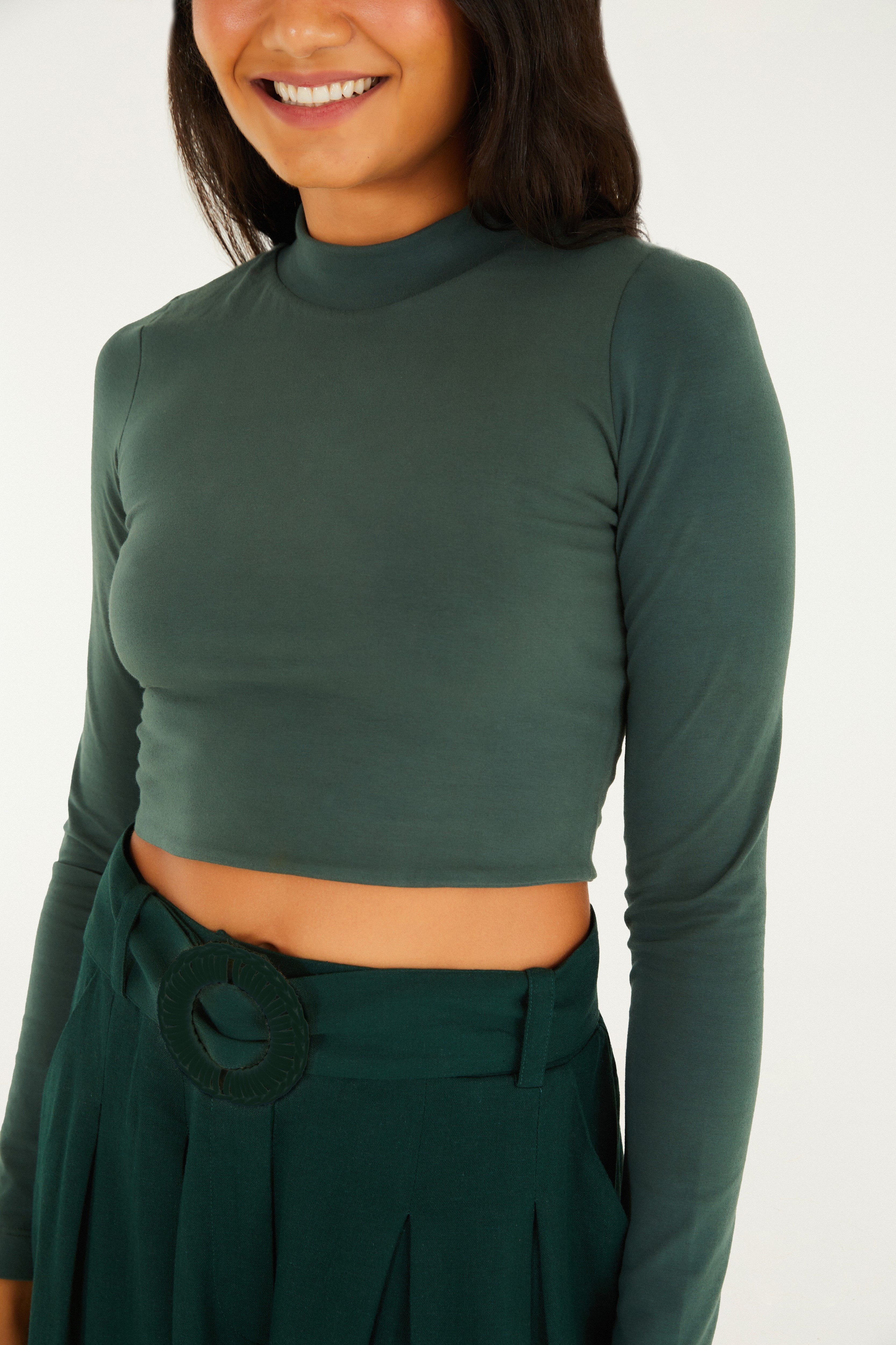 Blusa Cropped Gola