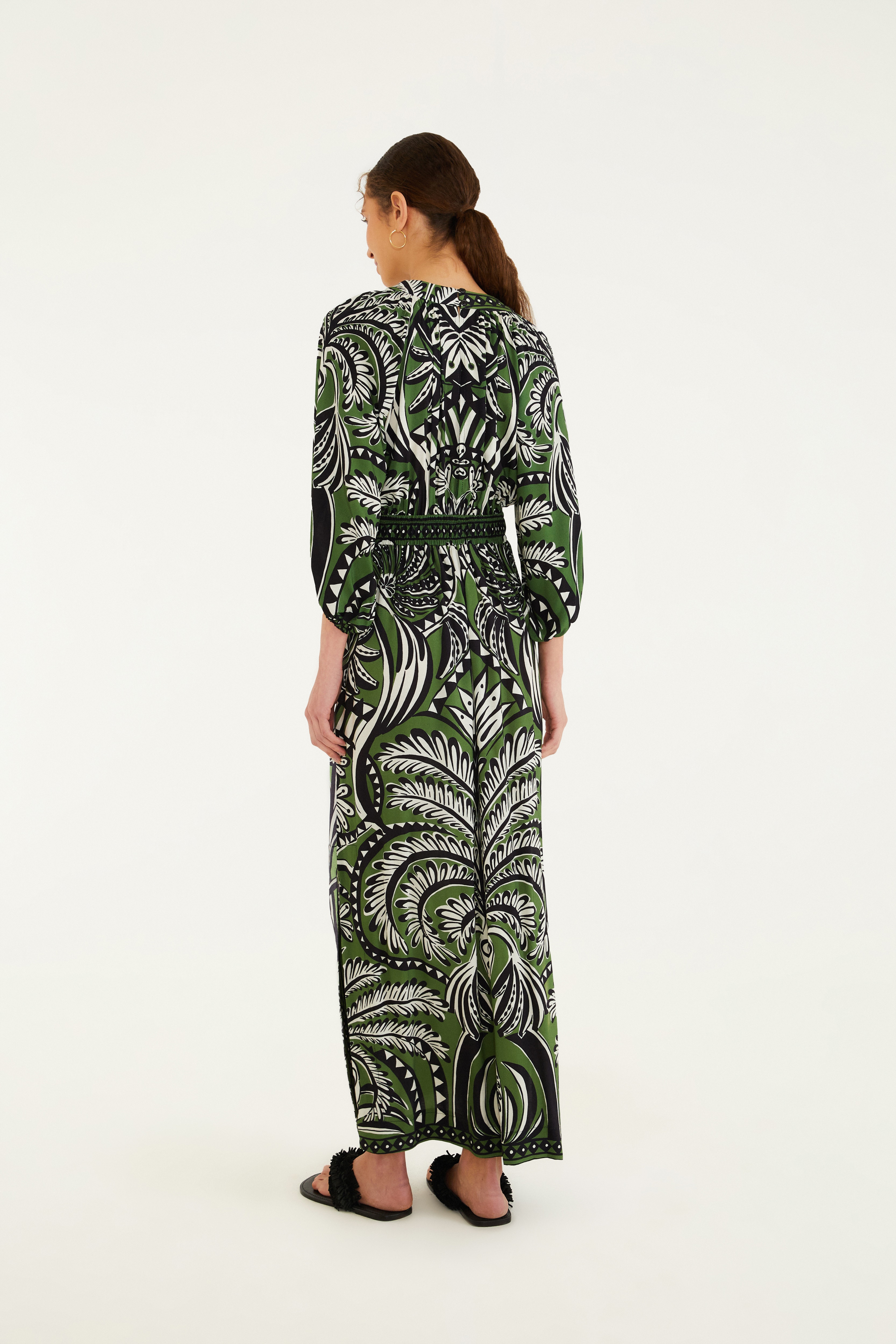 Vestido Cropped Estampado Balamana