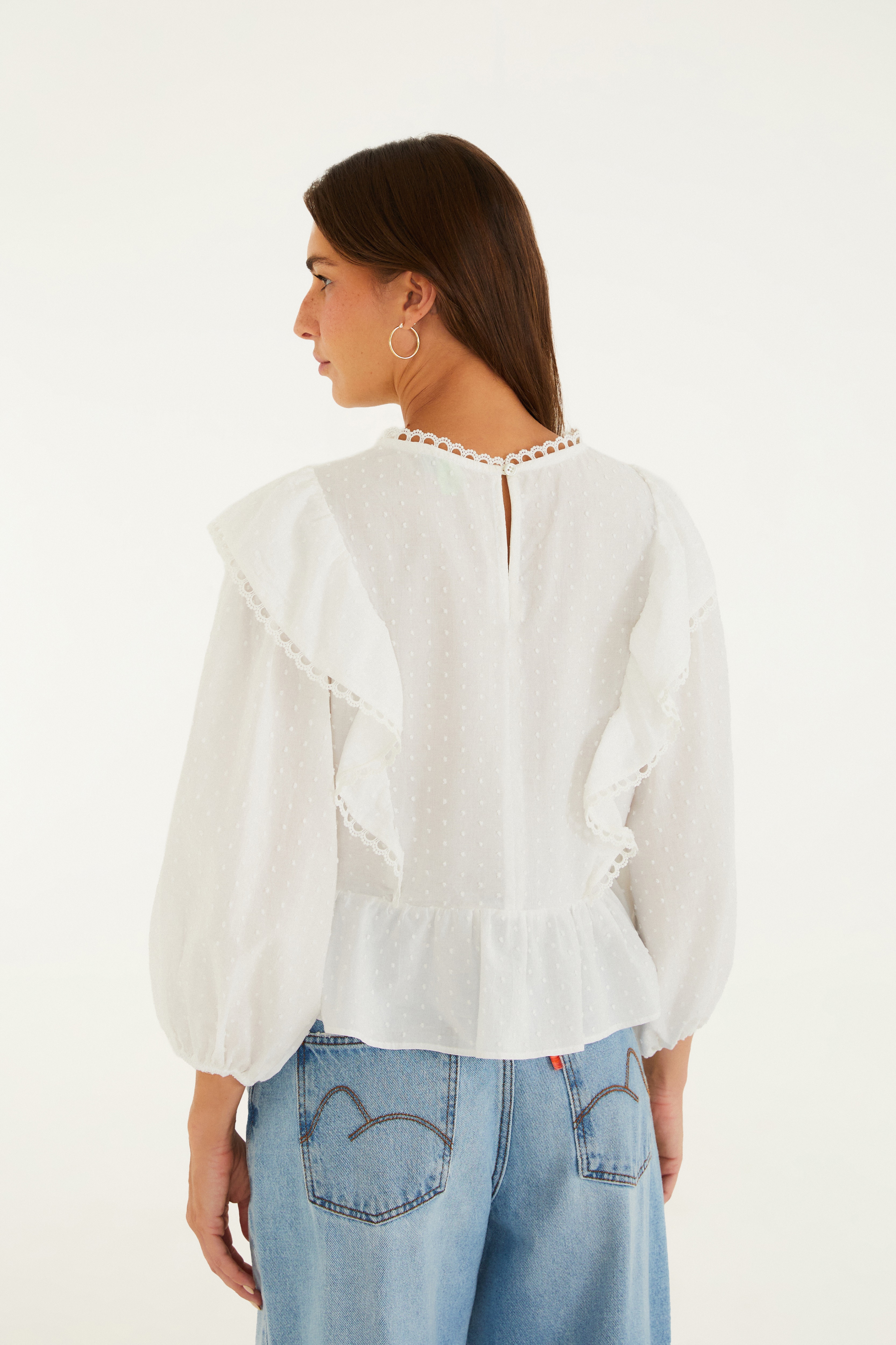 Blusa Artesanal Bordada