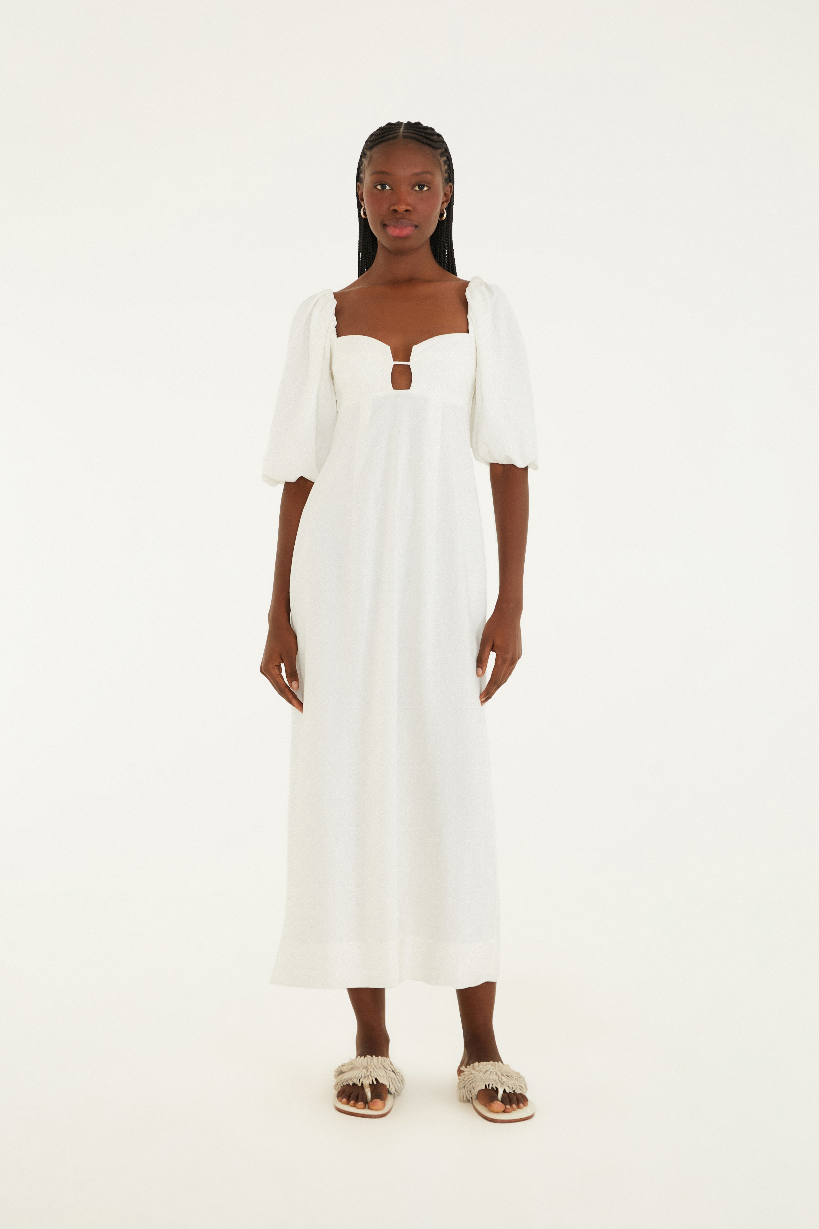 Vestido Reto Mangas