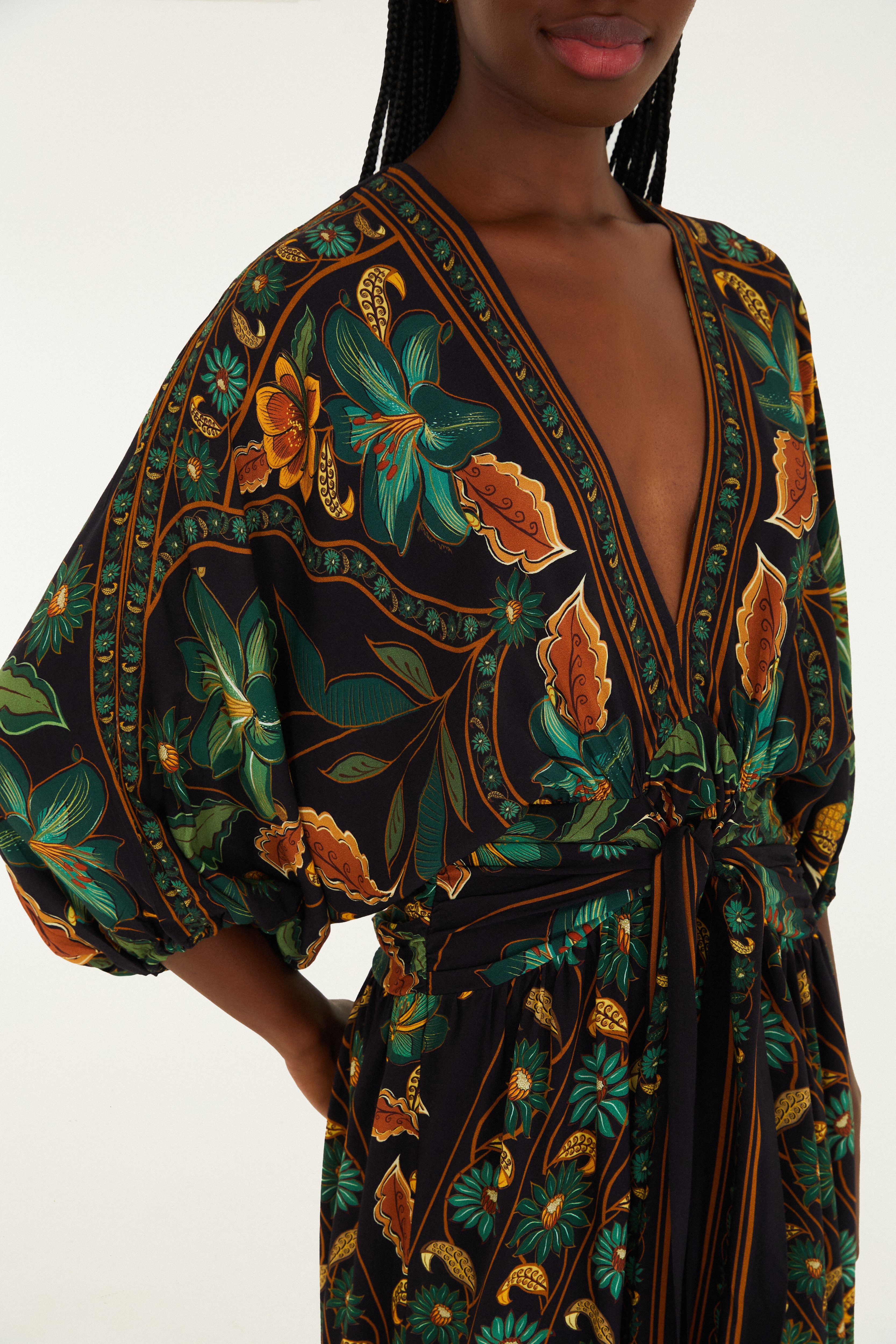 Vestido Estampado Marcelle