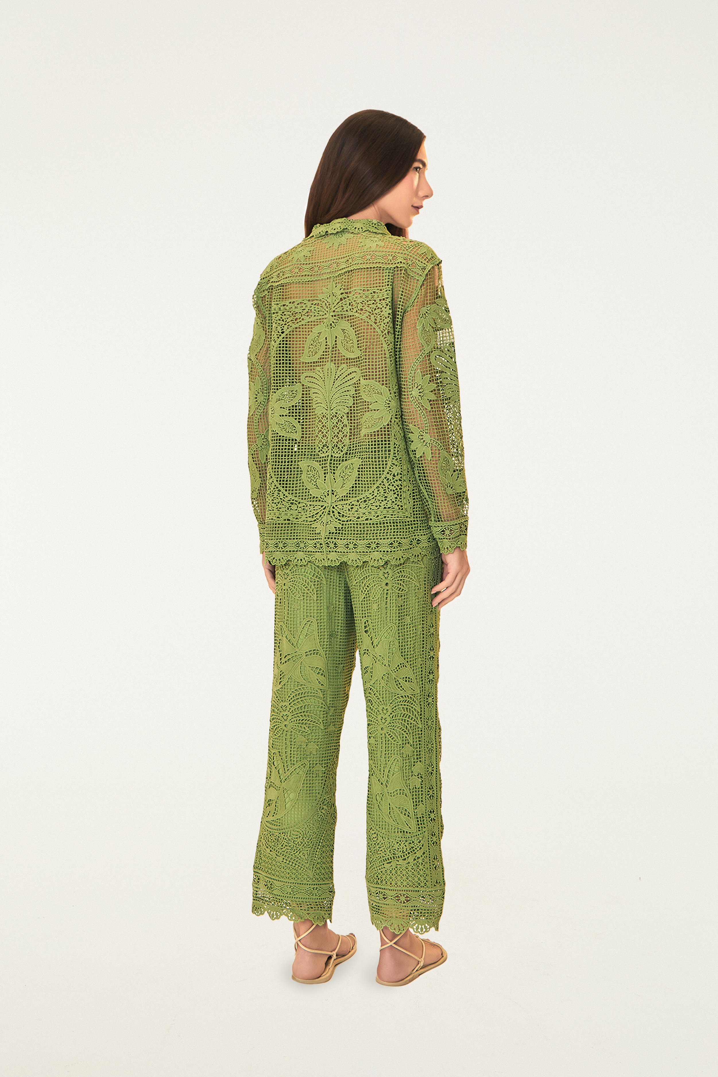 Calça Guipure Amor De Abacaxi