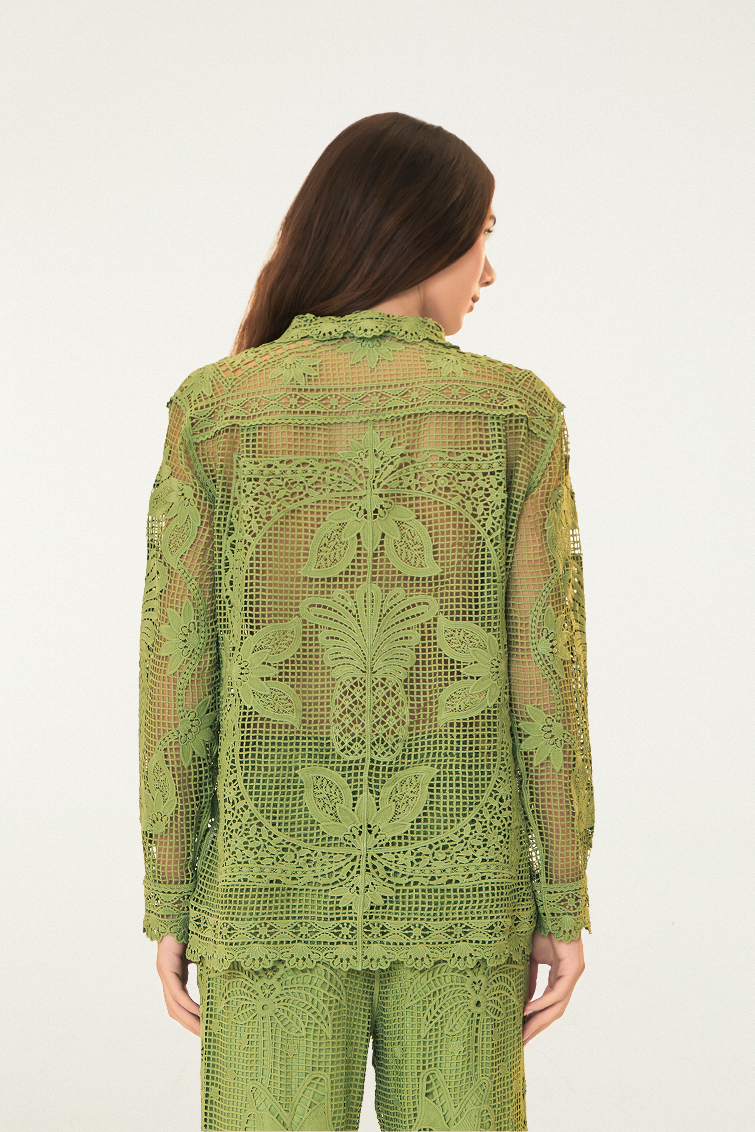 Camisa Guipure Amor De Abacaxi