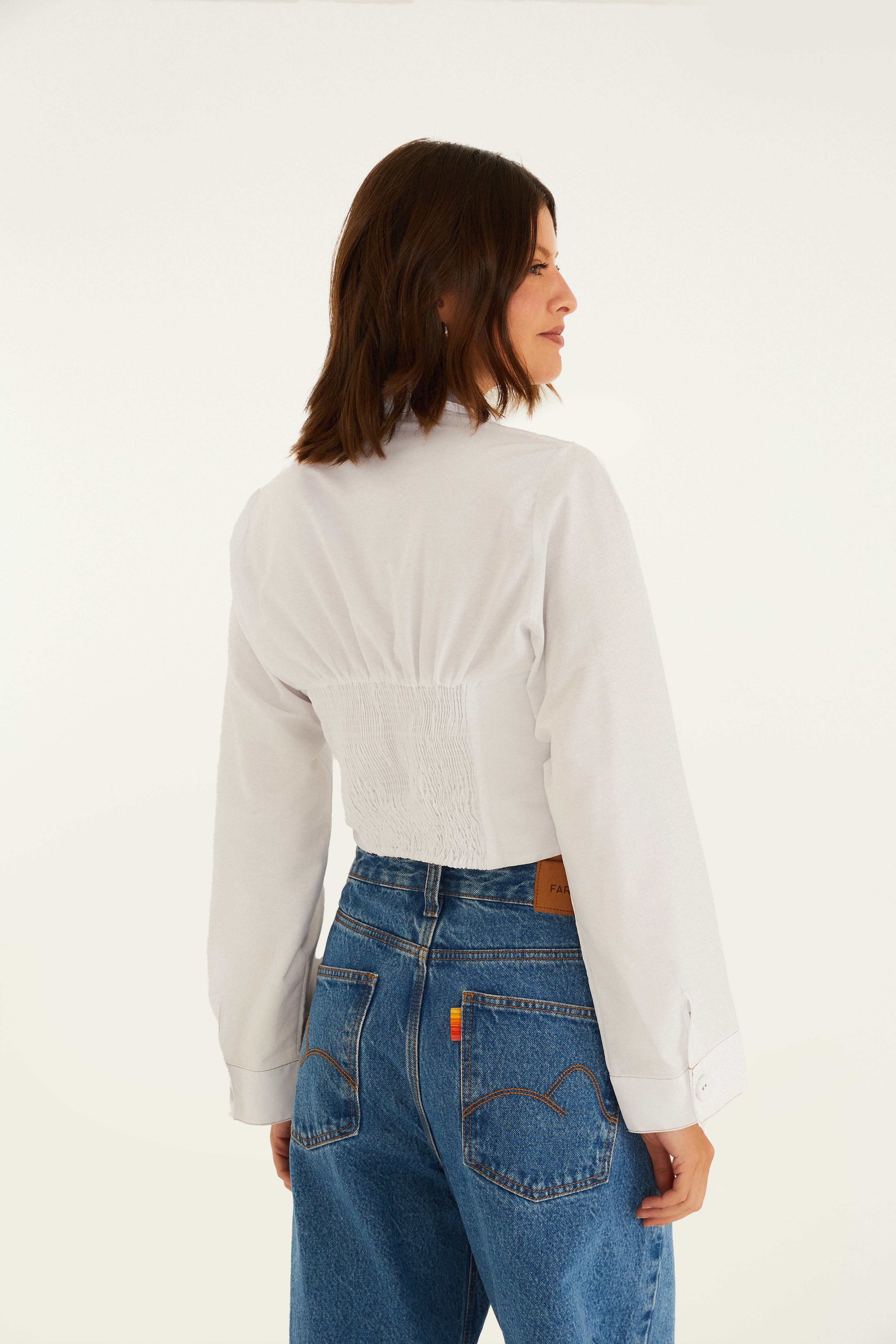 Camisa Corselet Mangas
