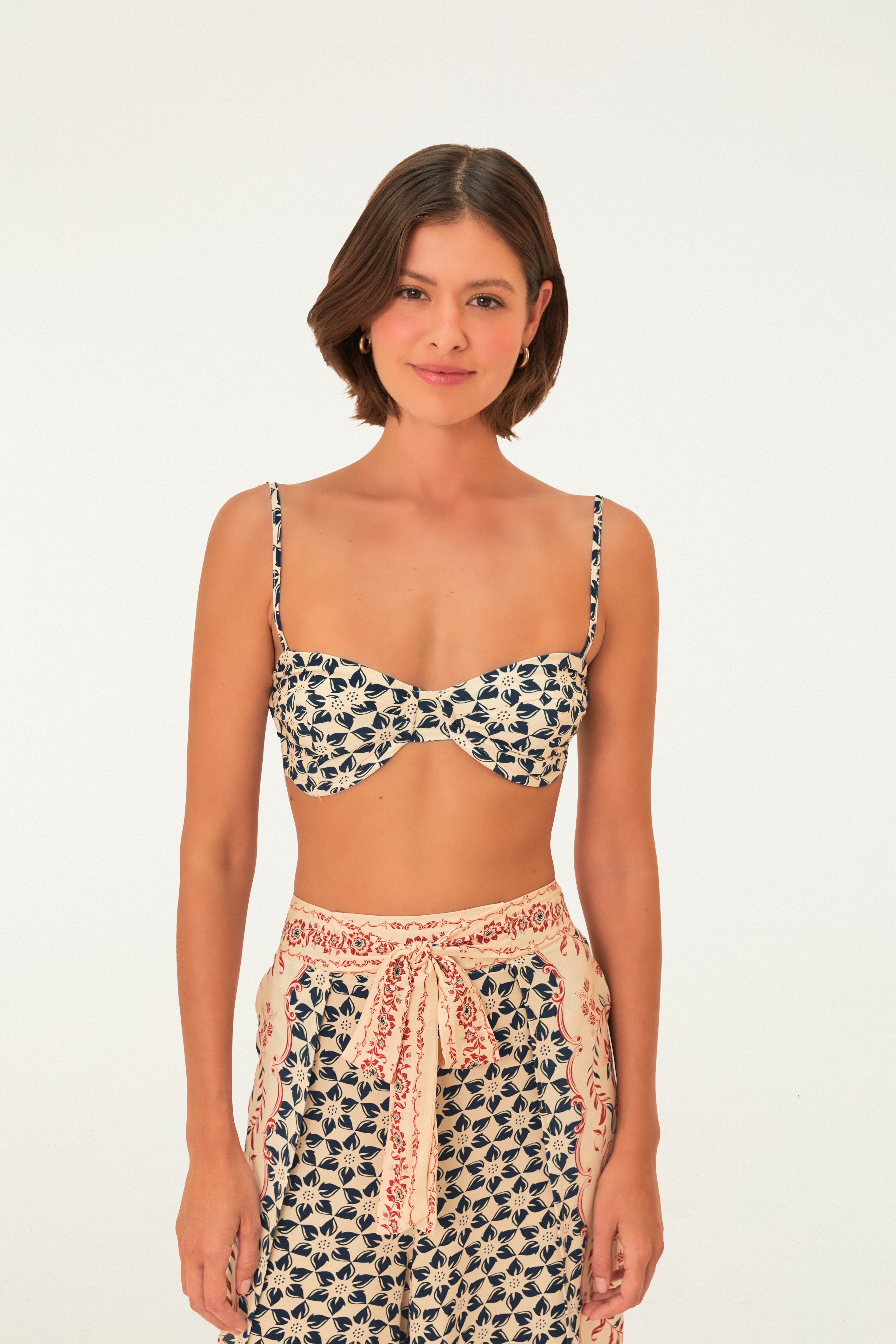 Top Estampado Borbolina
