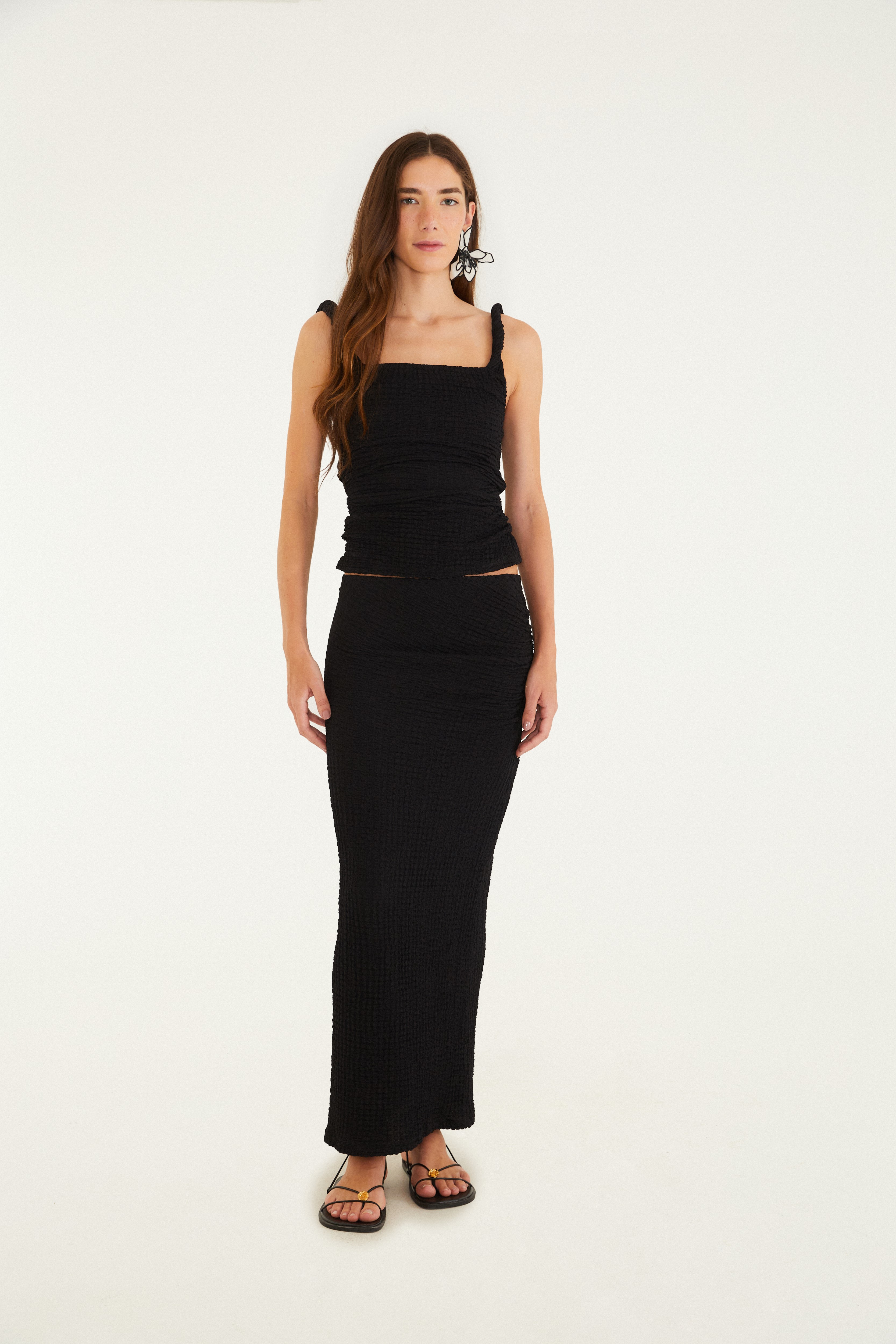 Saia Cropped Textura