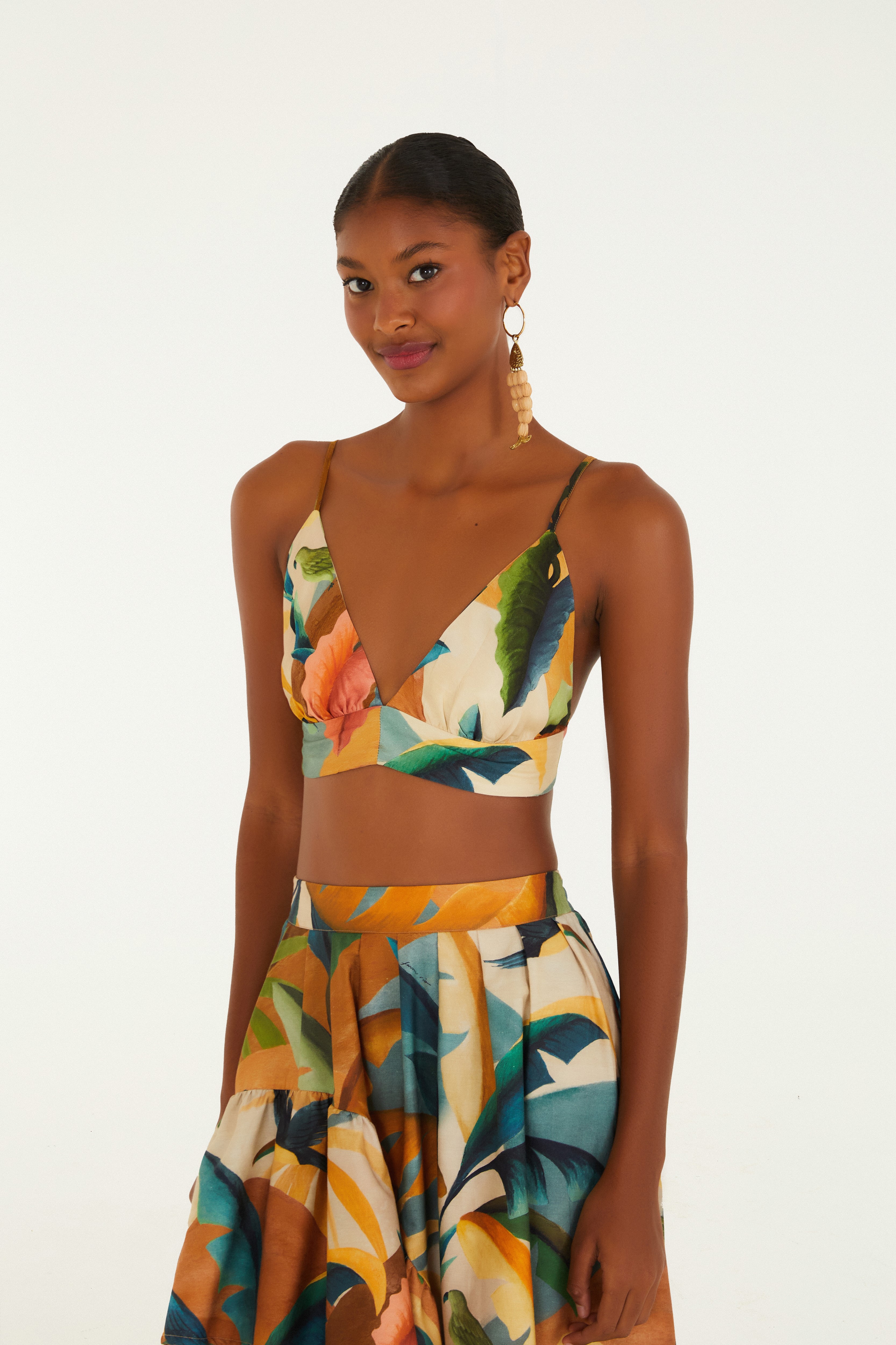 Top Estampado Mata Atlântica