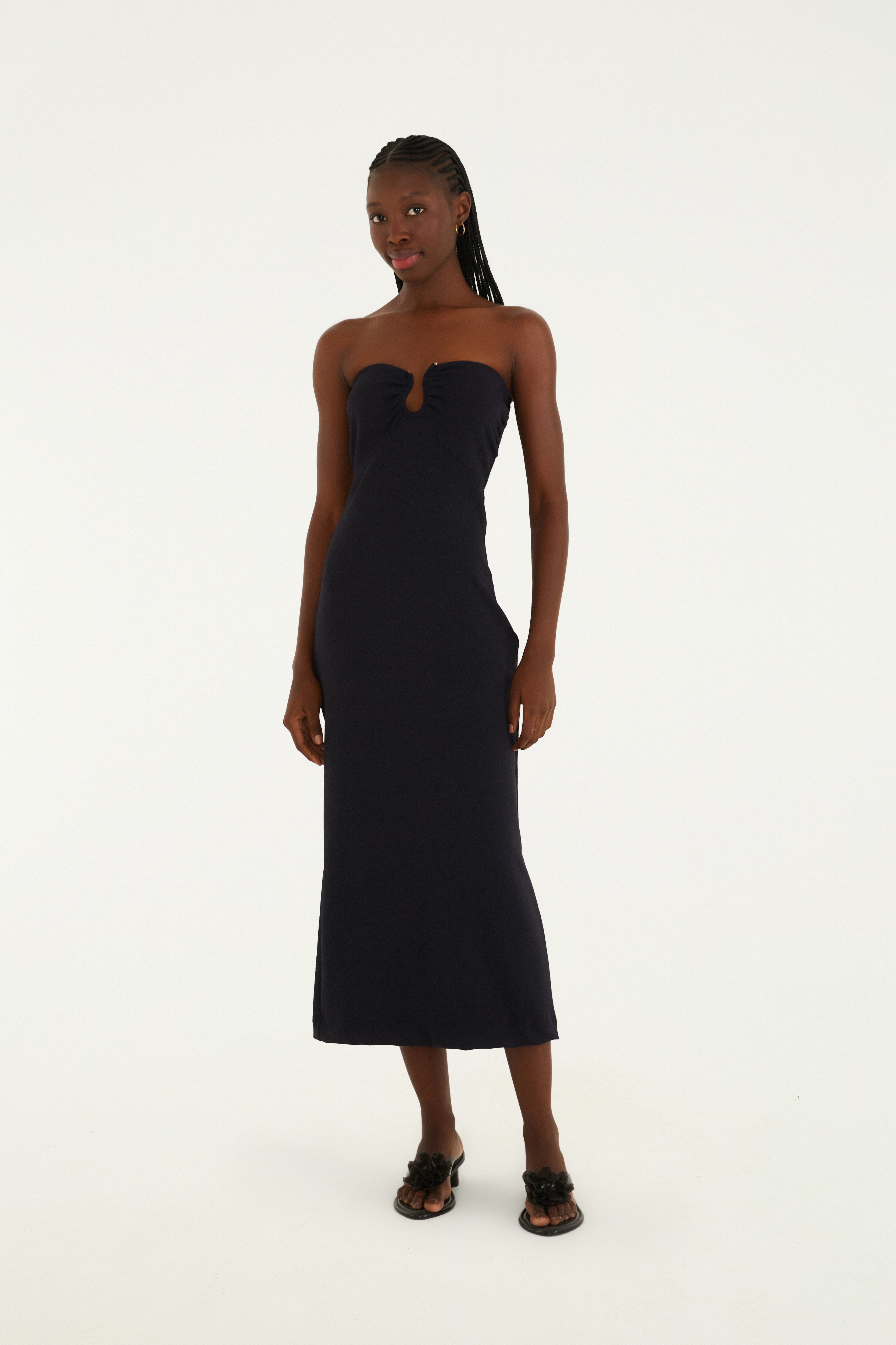 Vestido Midi Aviamento