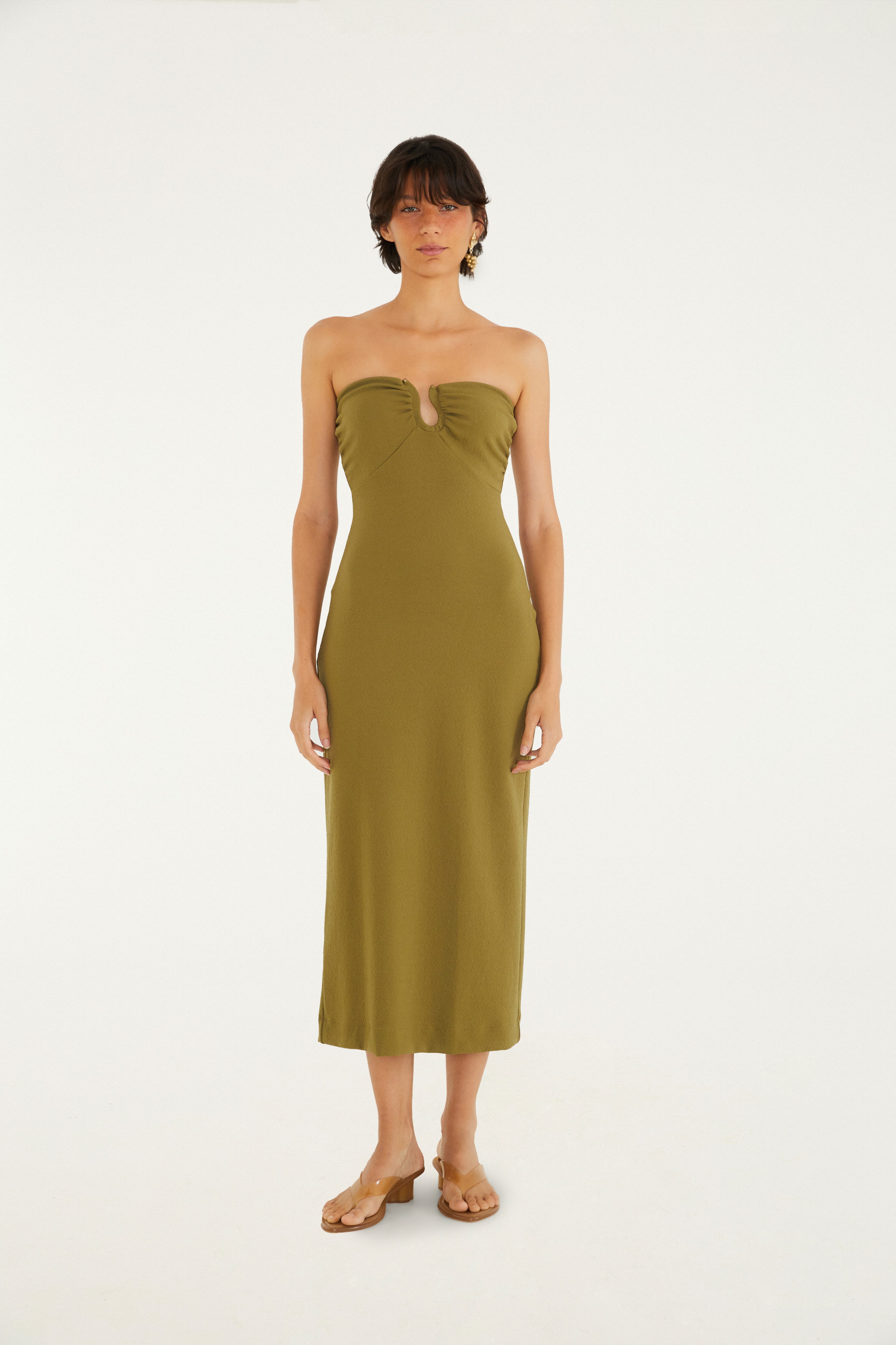Vestido Midi Aviamento