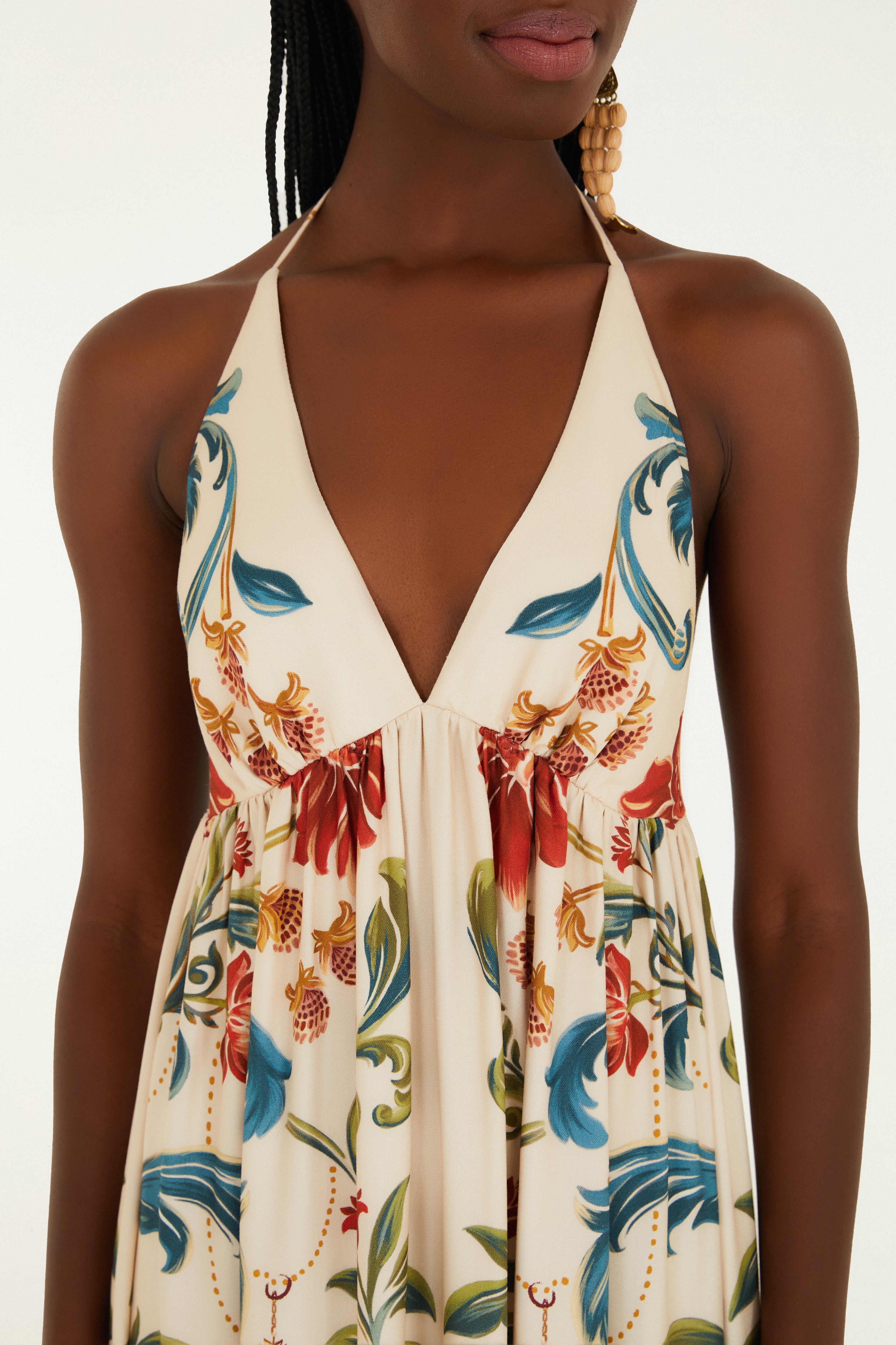 Vestido Cropped Estampado Sonho Real