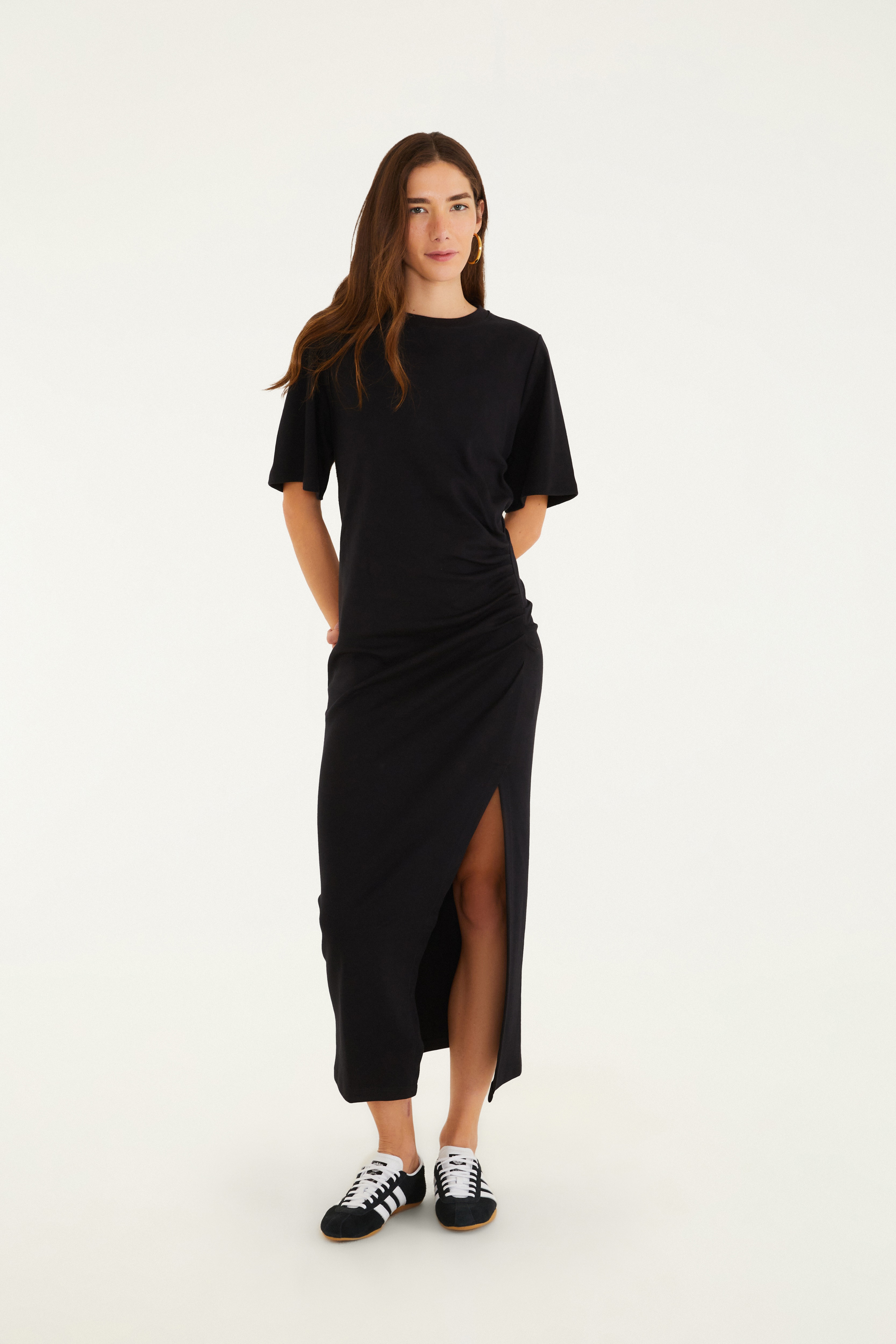 Vestido Cropped Recorte Cintura