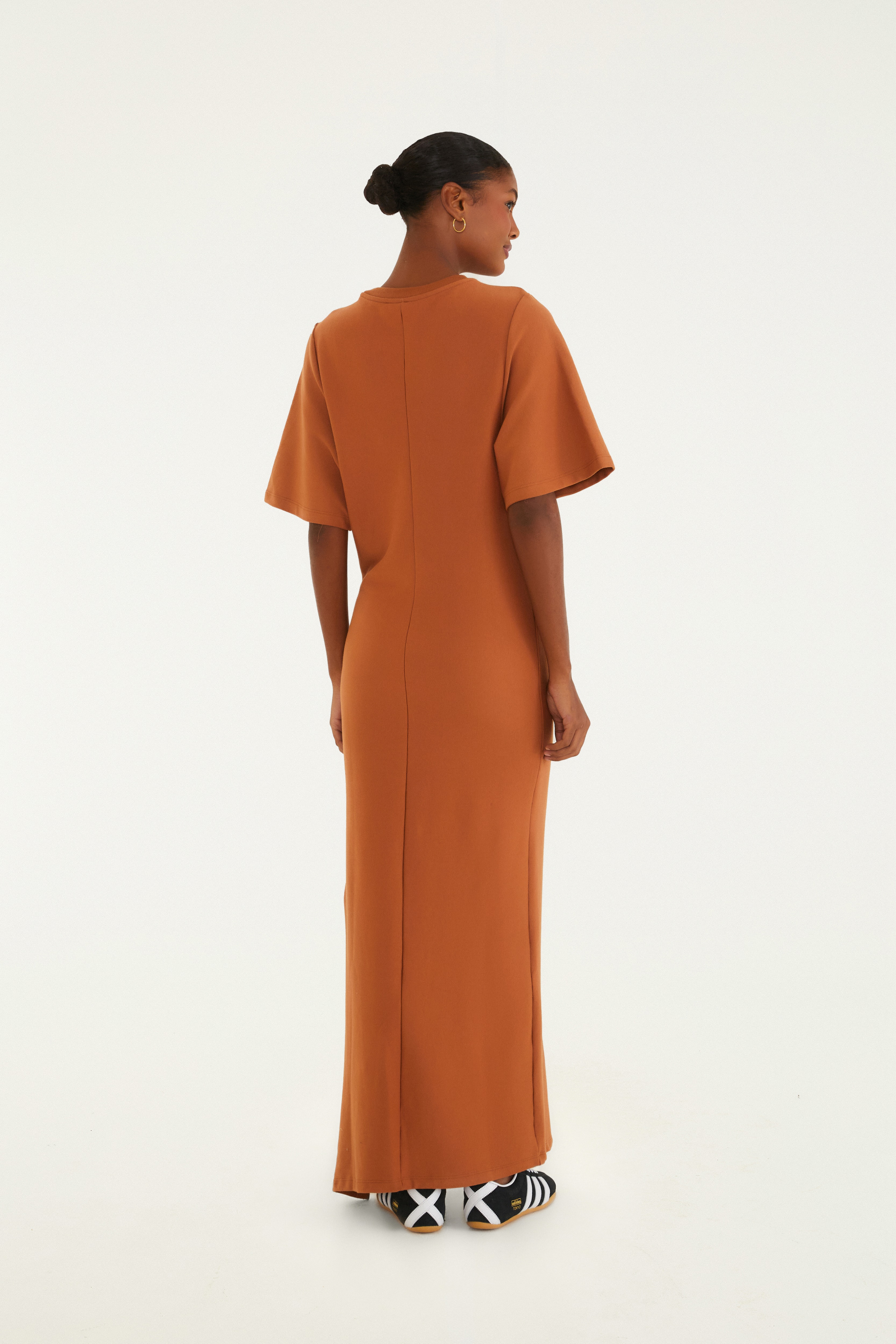 Vestido Cropped Recorte Cintura