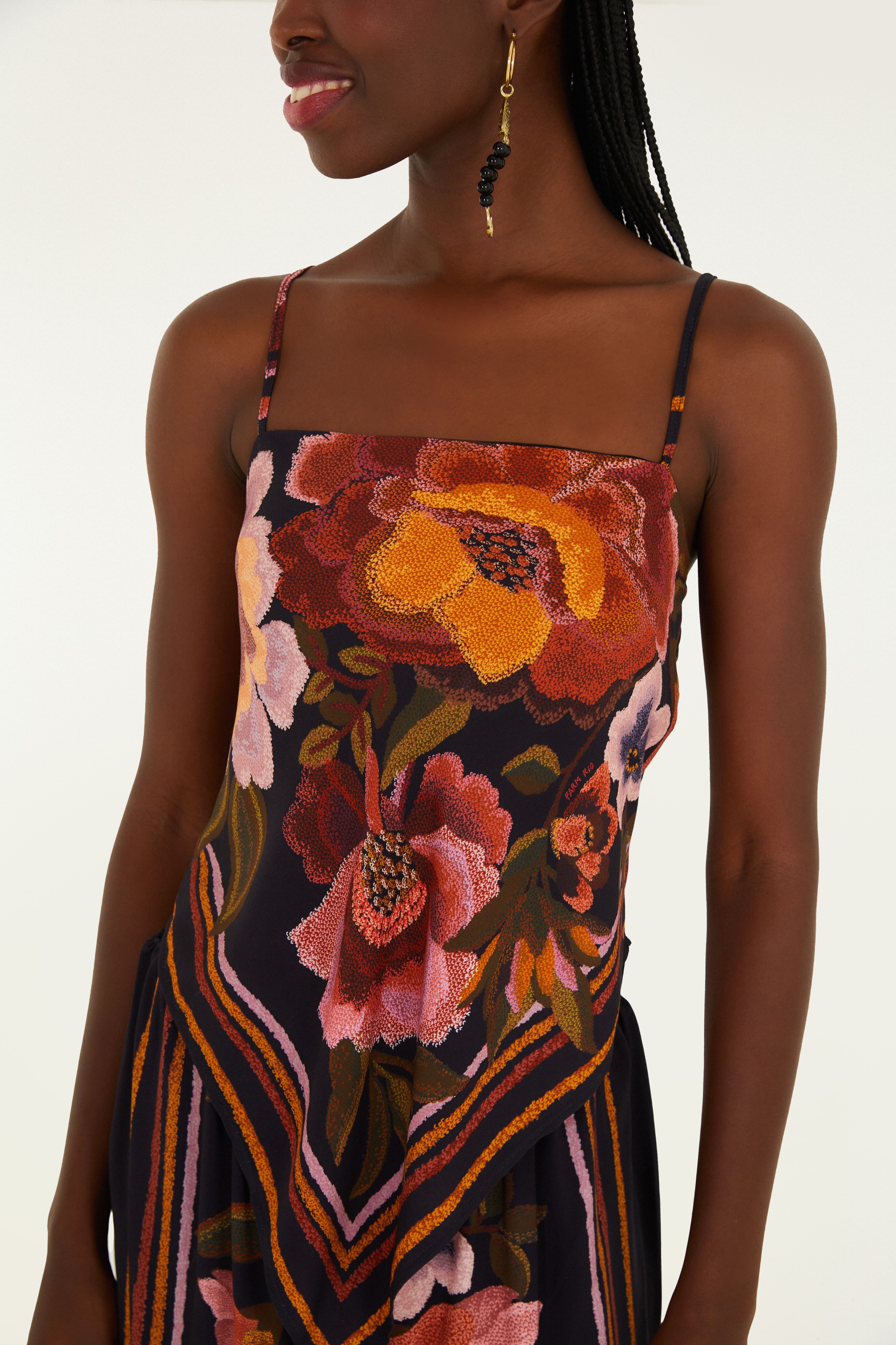 Regata Floral Estampada Cléo