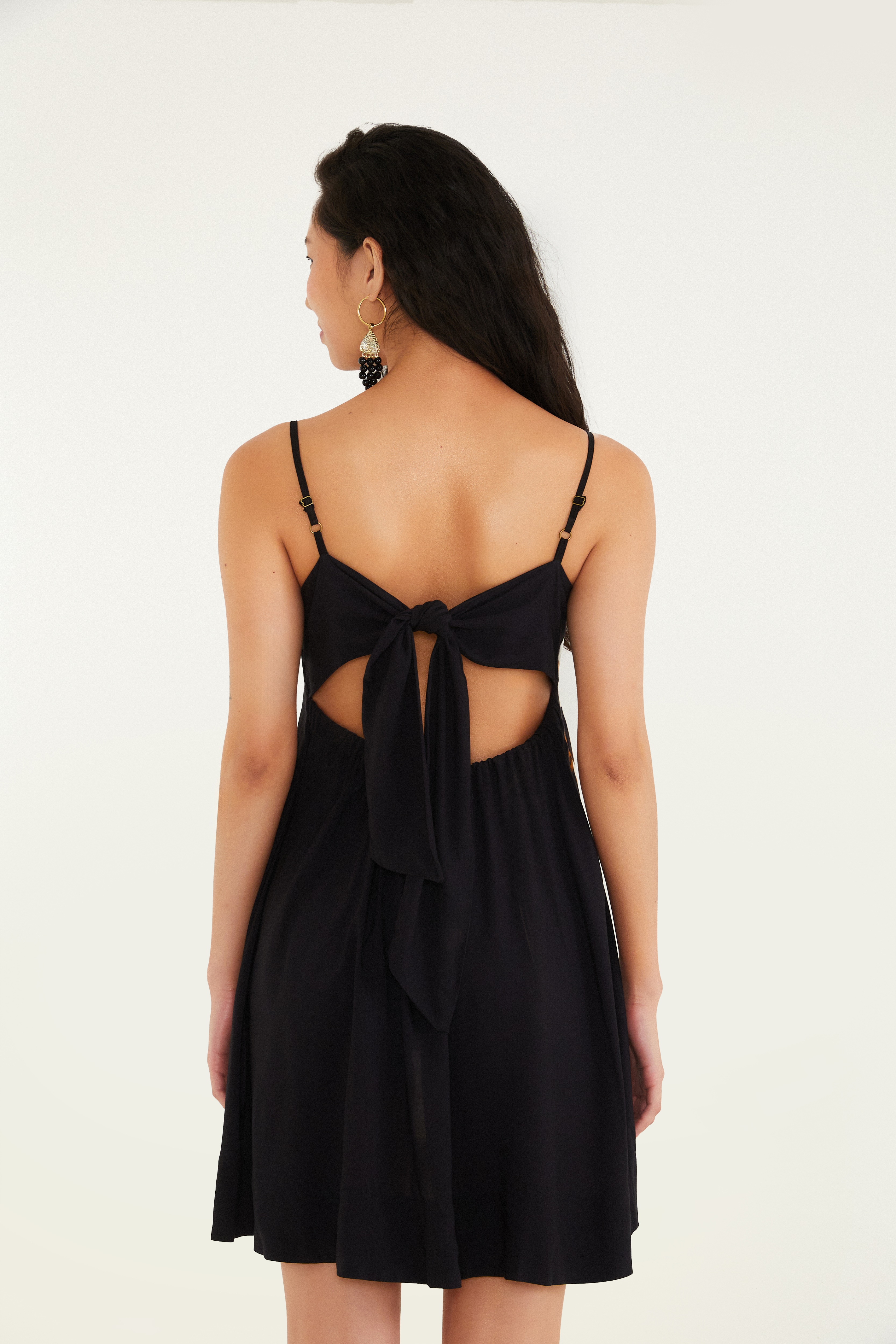 Vestido Curto Estampado Amonita