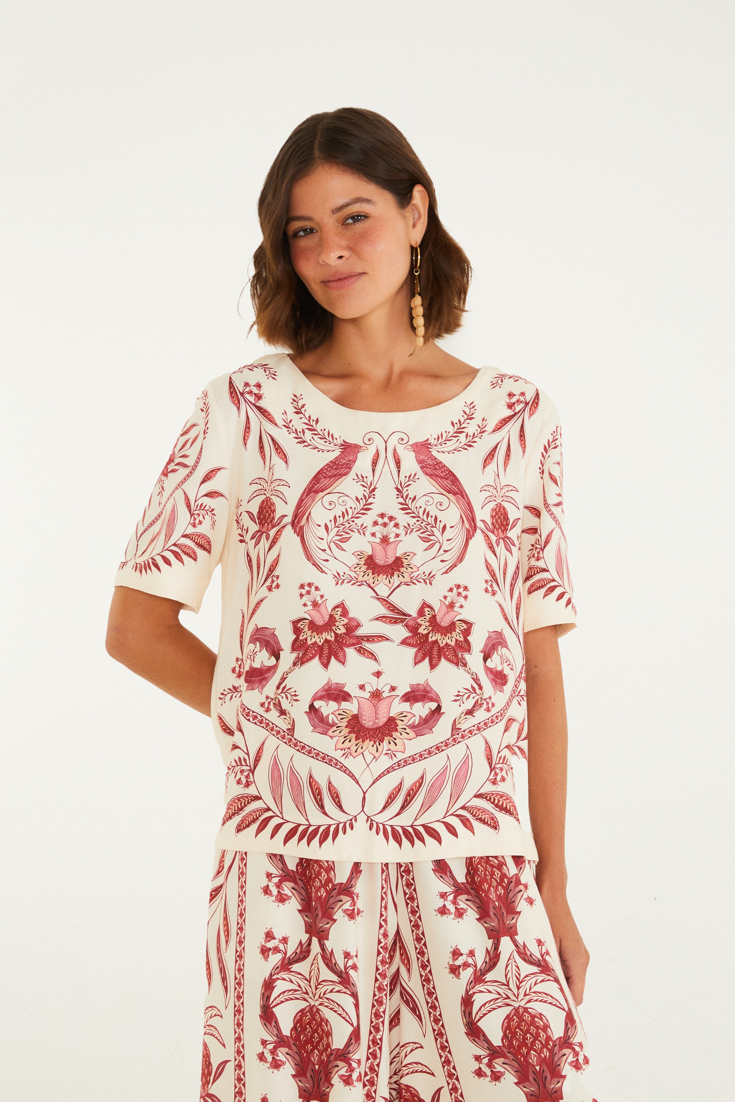 T-Shirt Estampada Nina