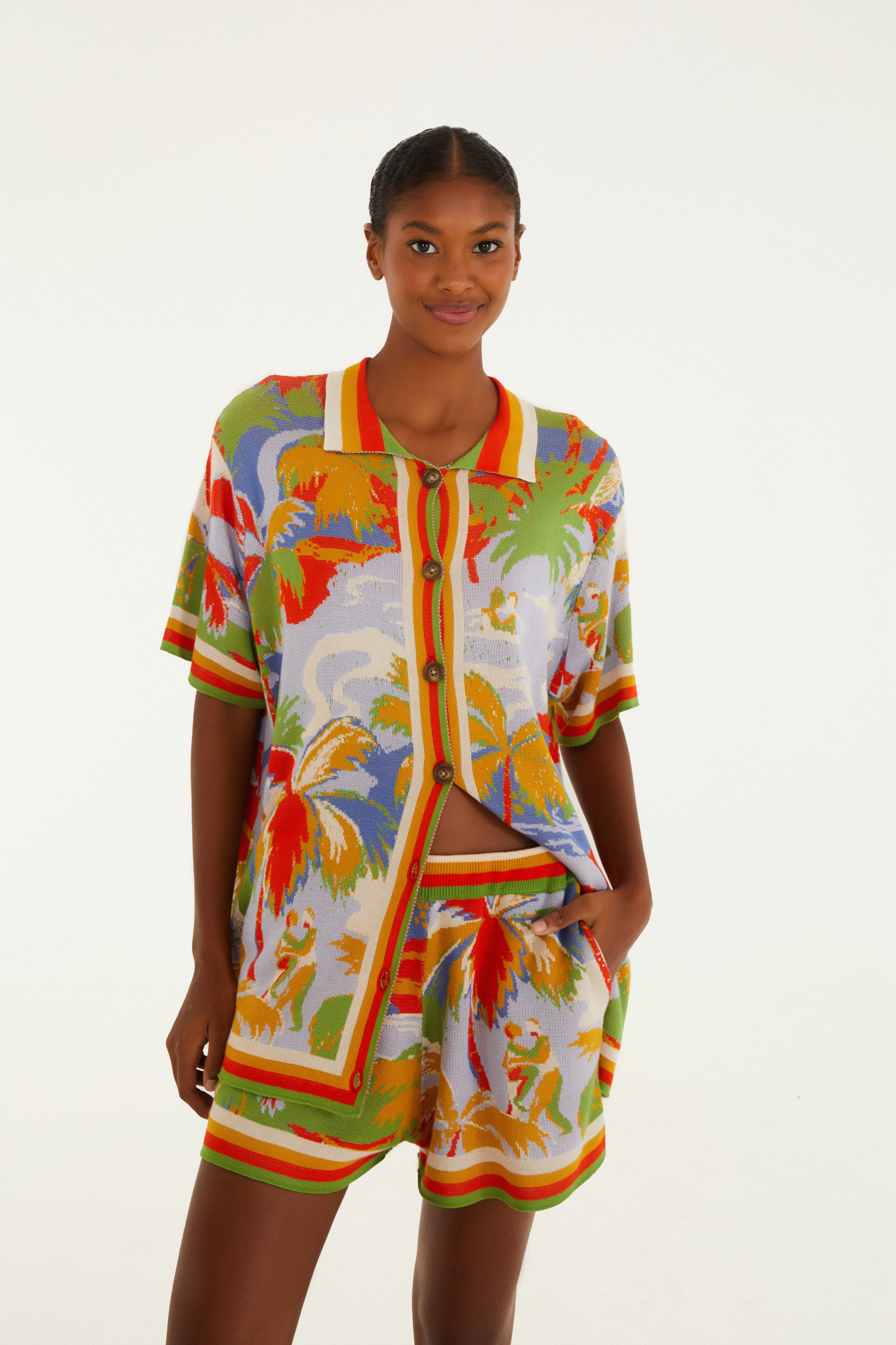 Short Tricot Cintura Baixa Bem Querer