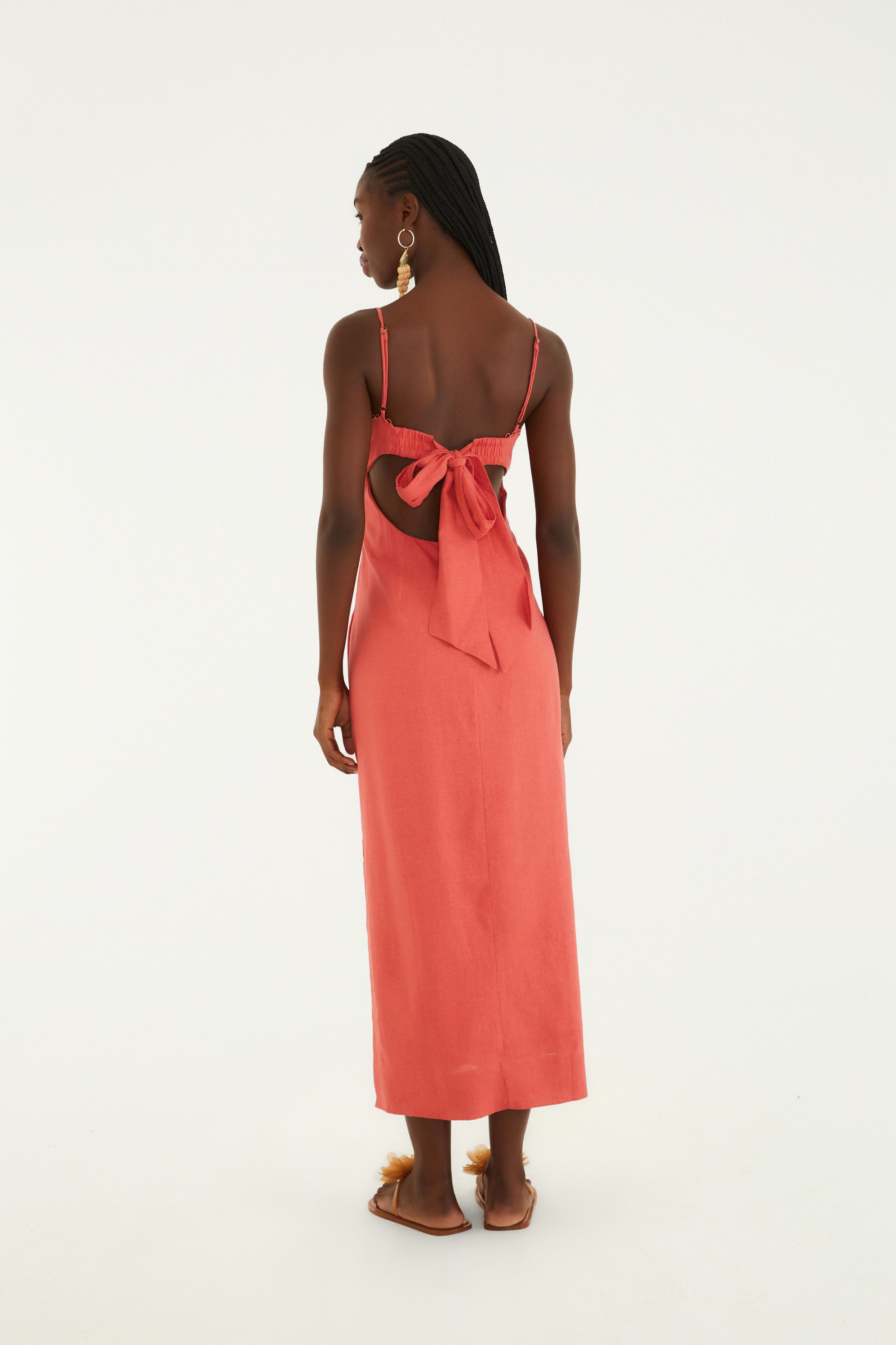 Vestido Reto Alcinhas