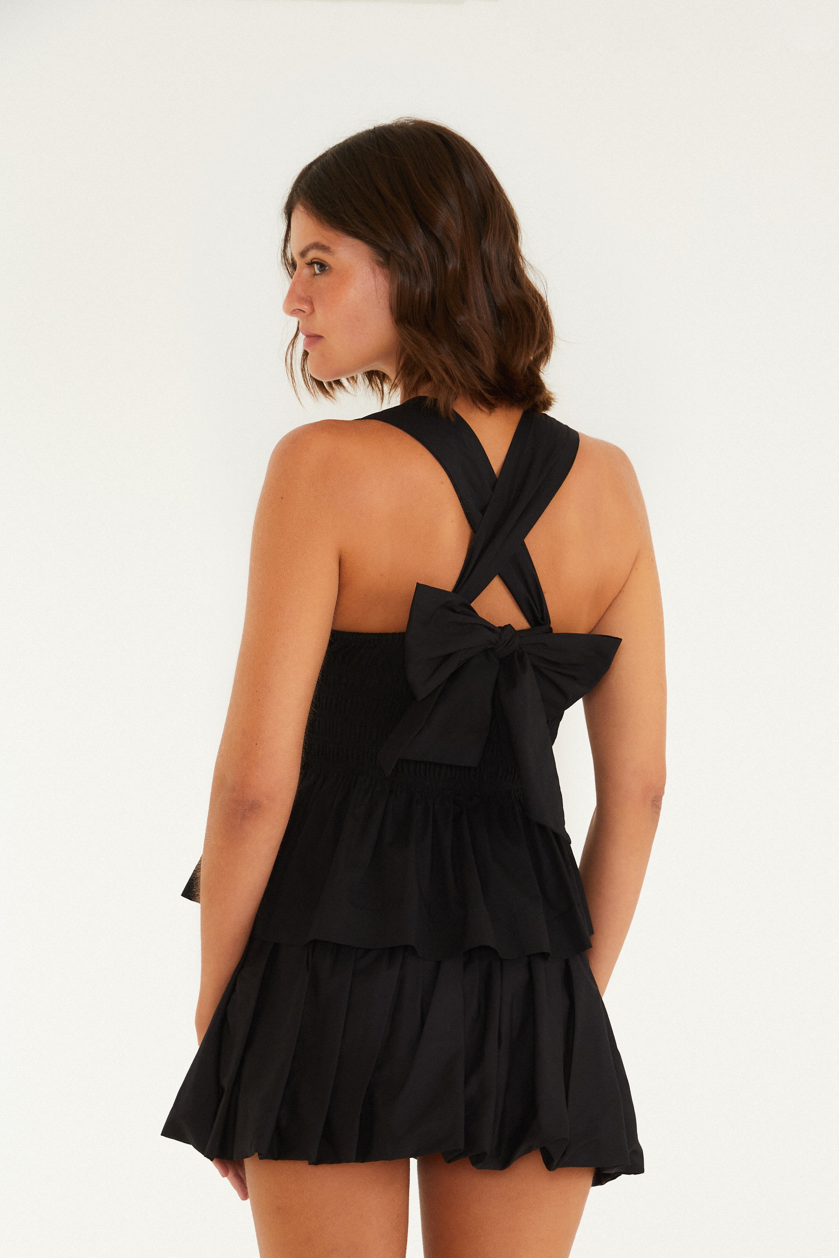 Blusa Lastex Peplum