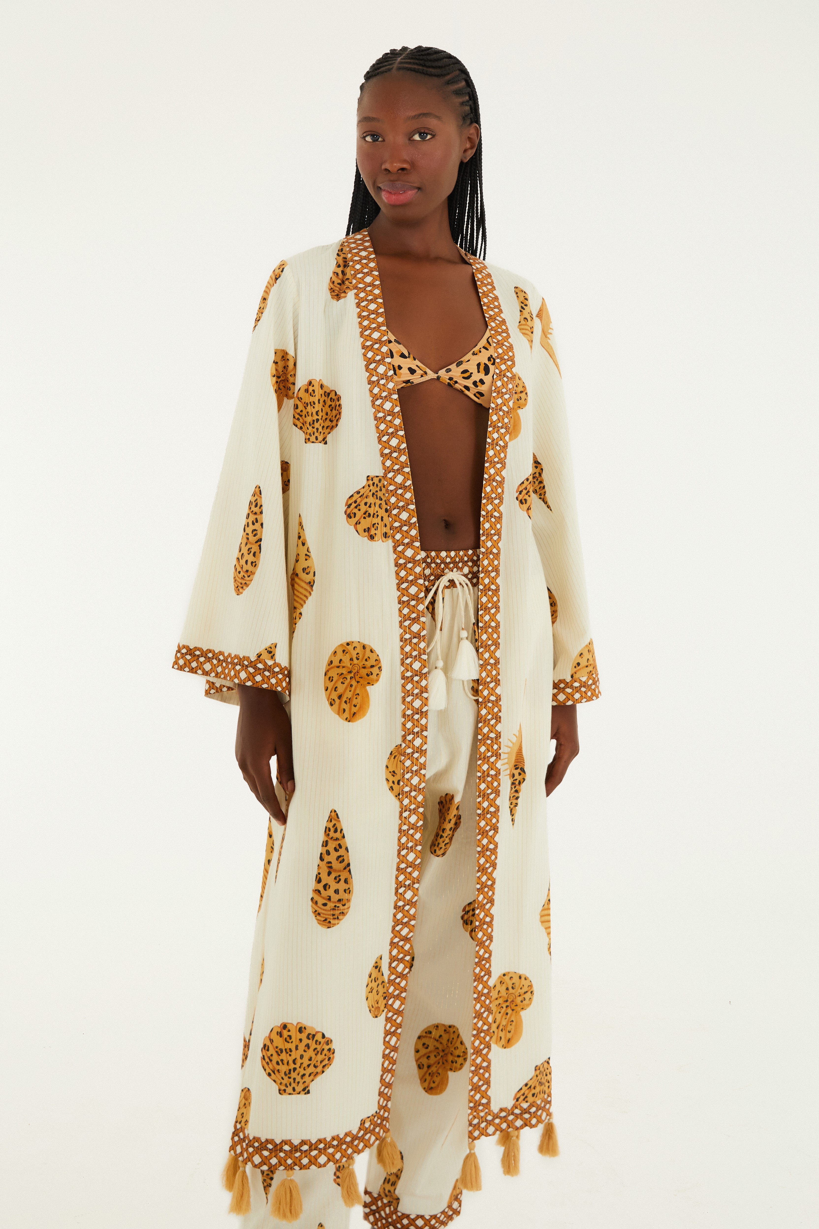Kimono Estampado Concha Pintada