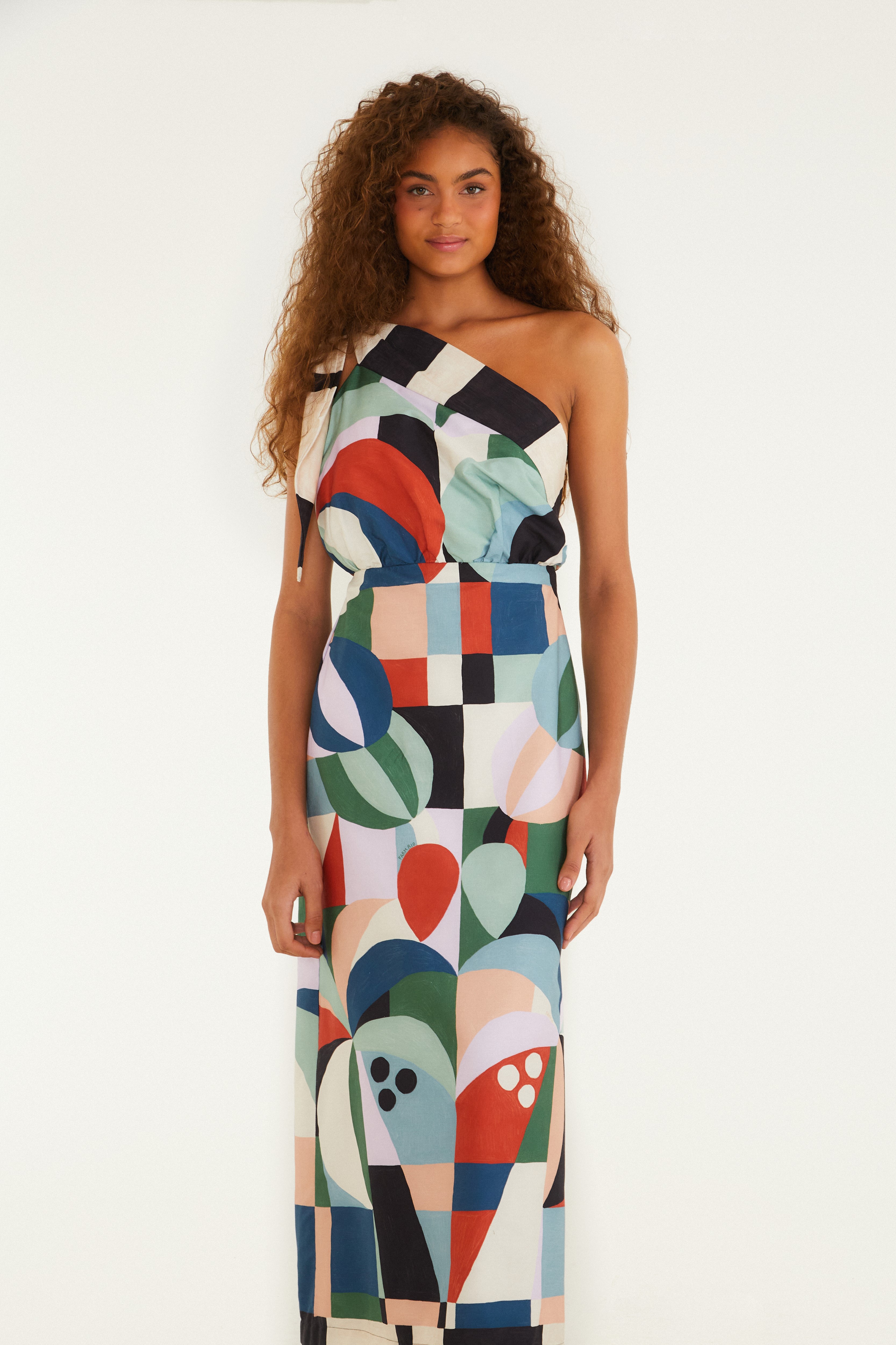 Vestido Estampado Recanto Dos Coqueiros