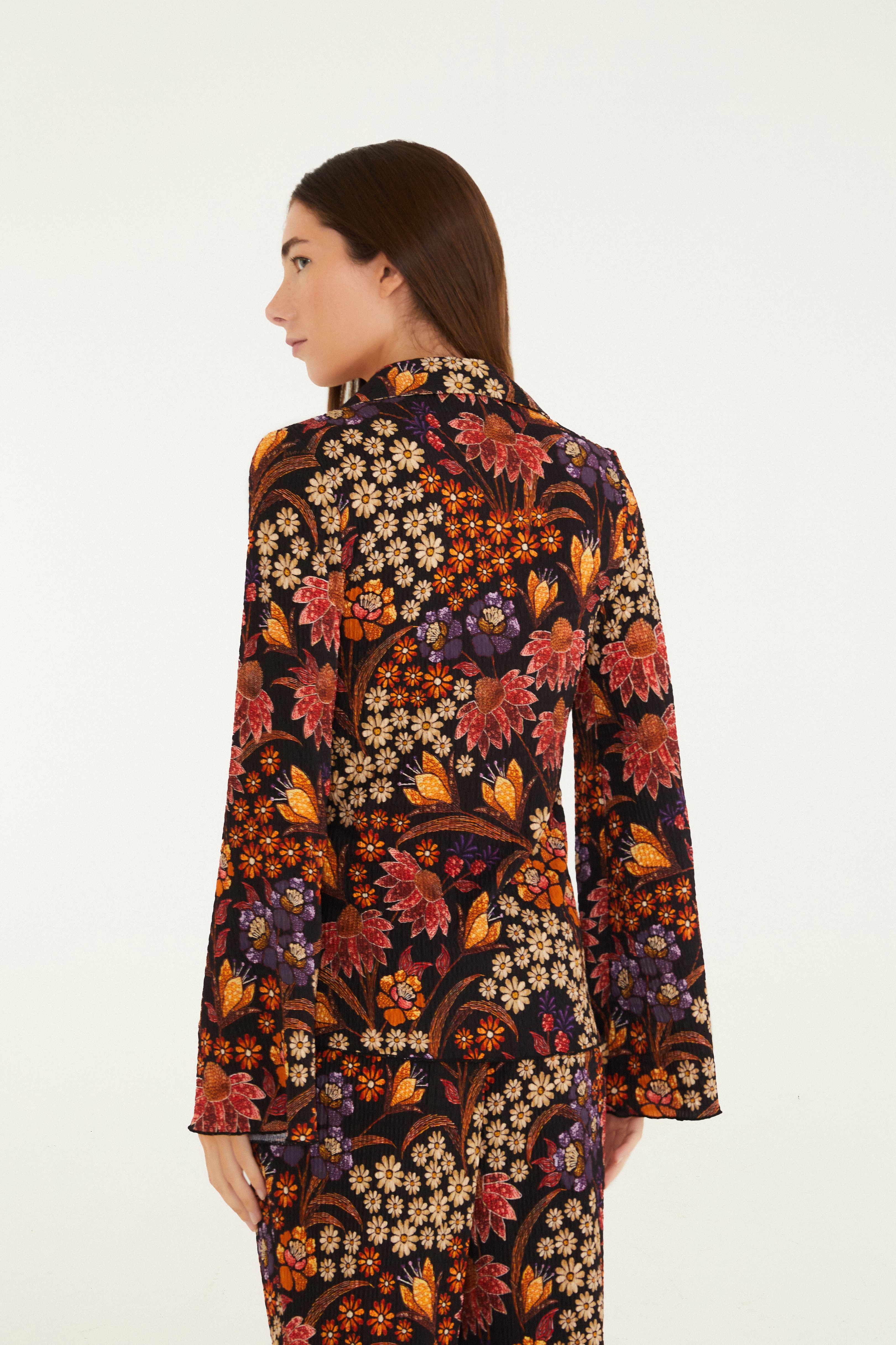 Camisa Botões Estampada Lili