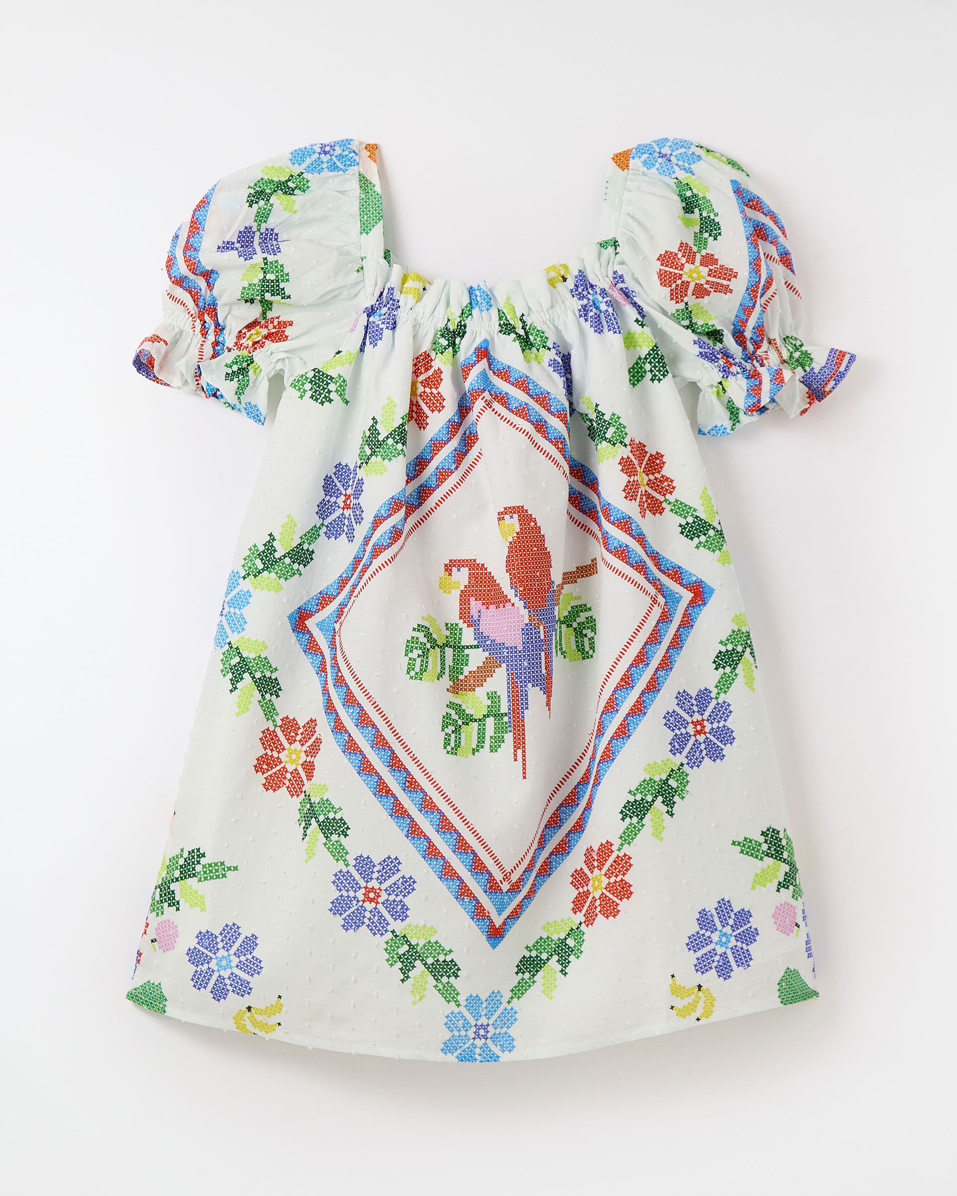 Vestido Pontinhos Tropical