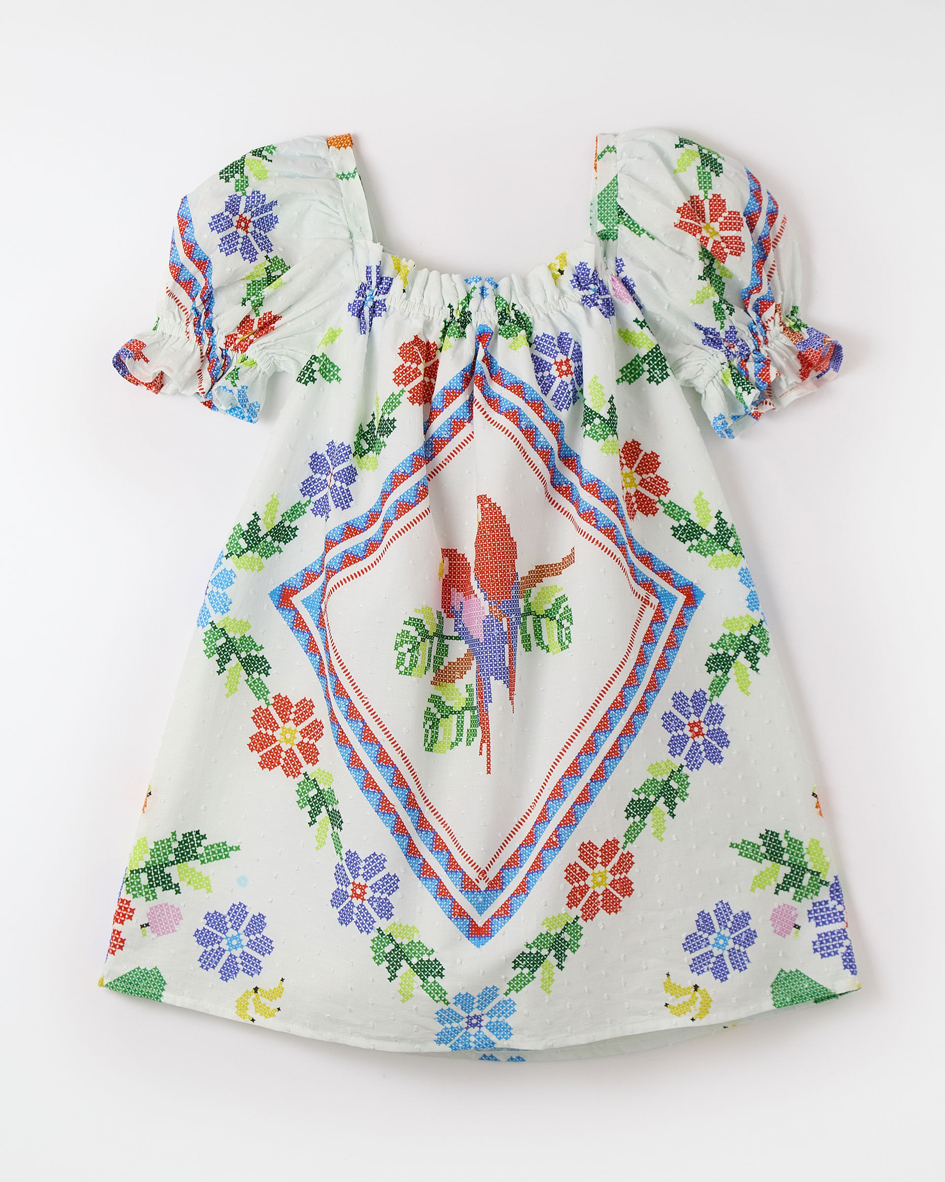 Vestido Pontinhos Tropical