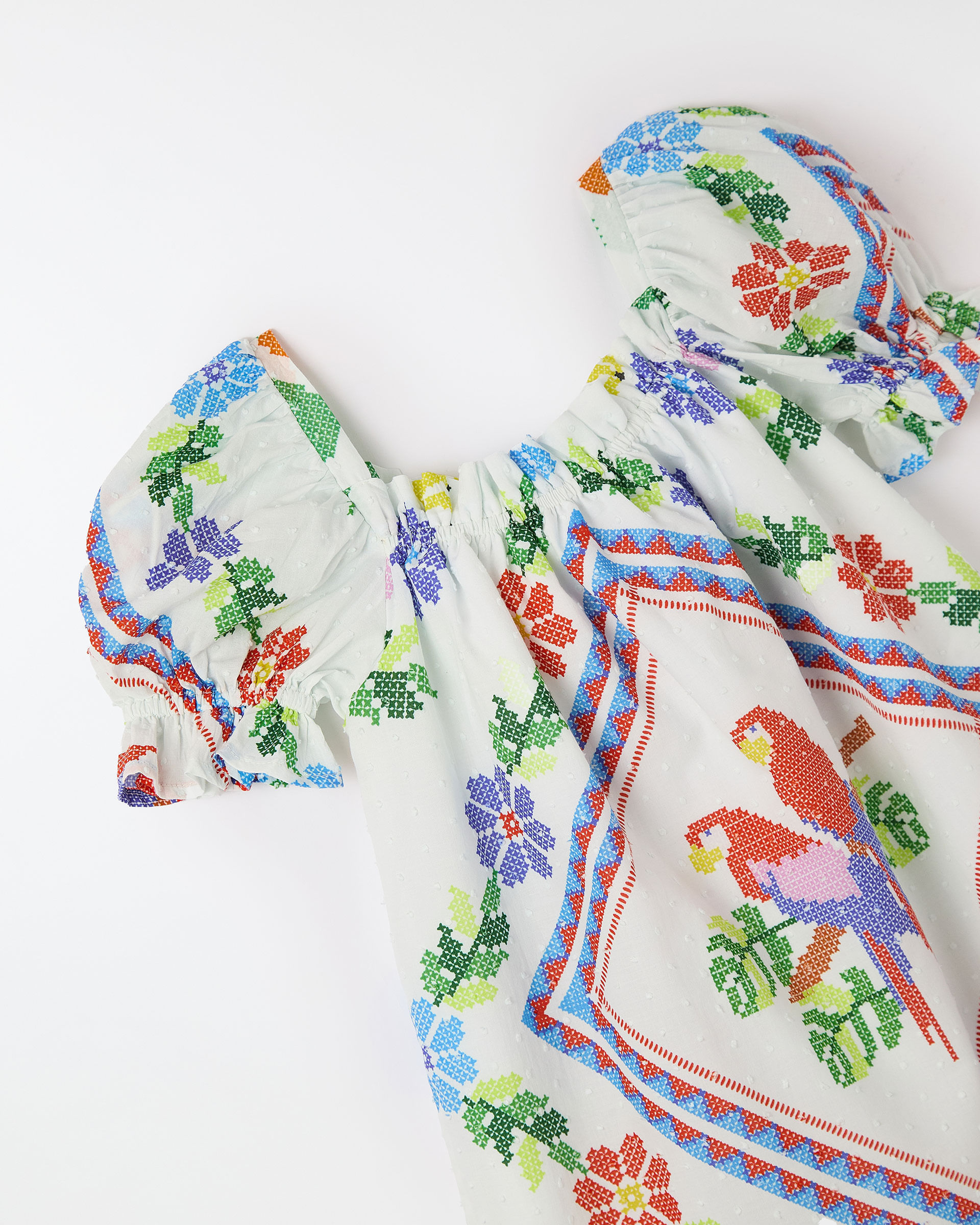 Vestido Pontinhos Tropical