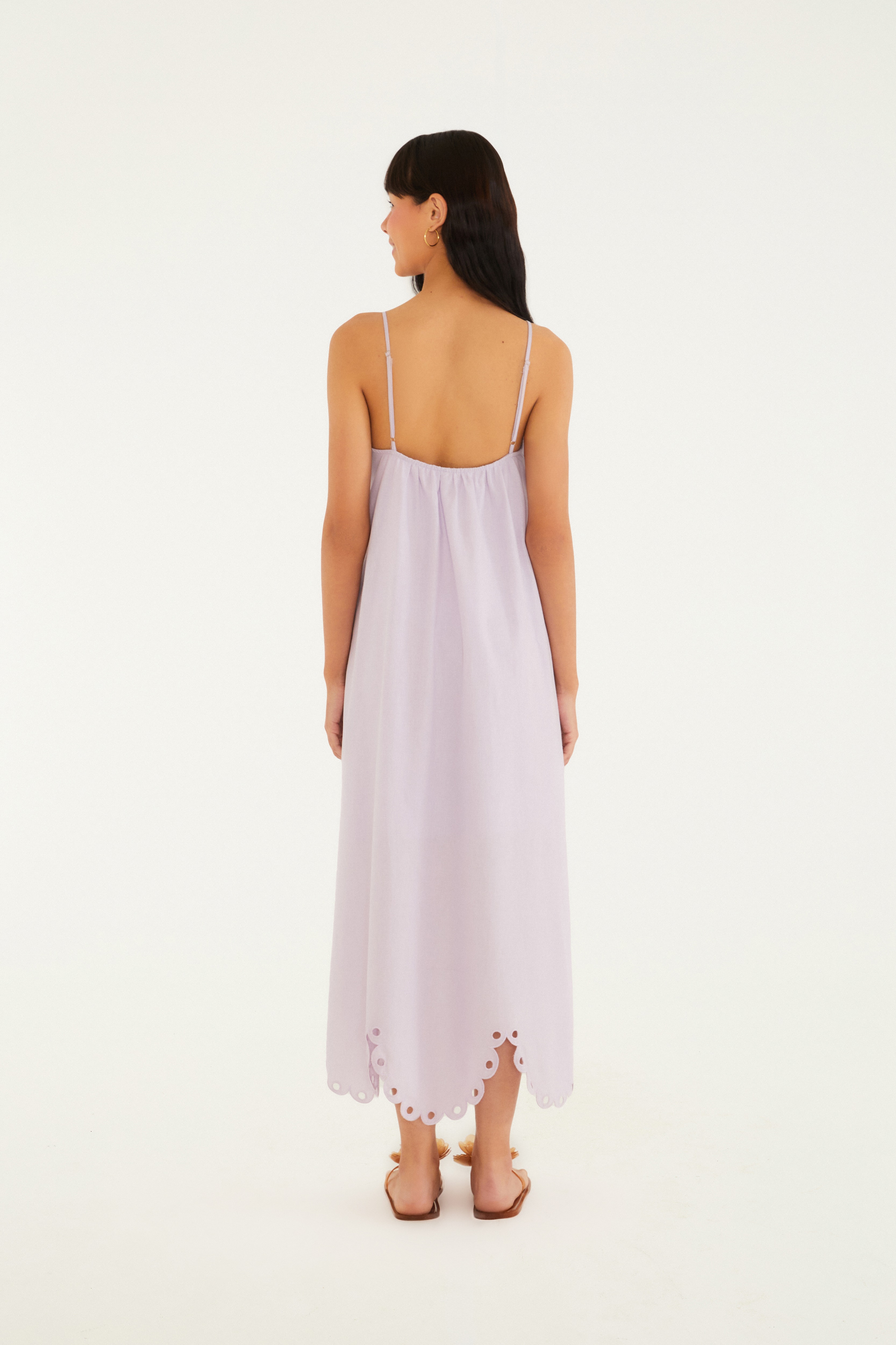Vestido Bordado Artesanal Flores