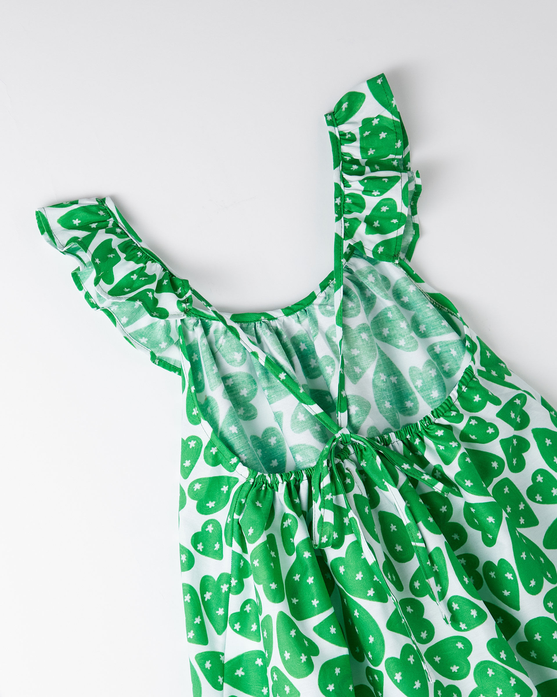 Vestido Corazon Verde