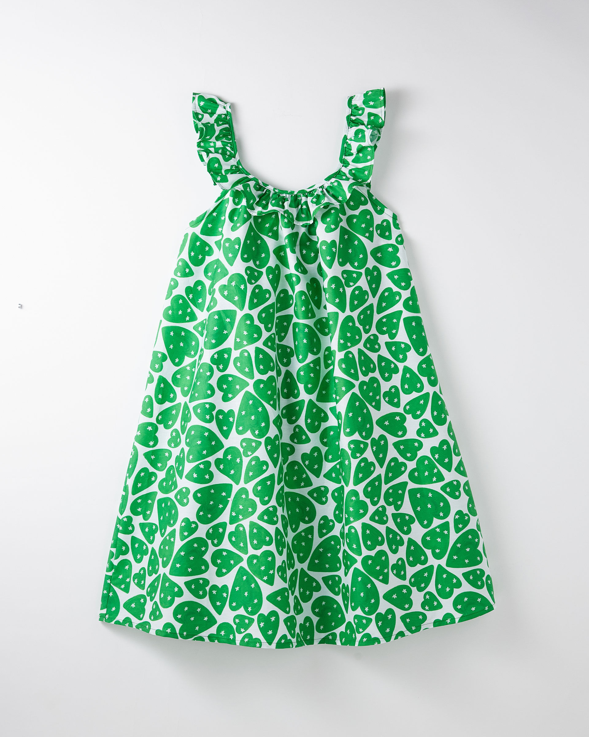 Vestido Corazon Verde