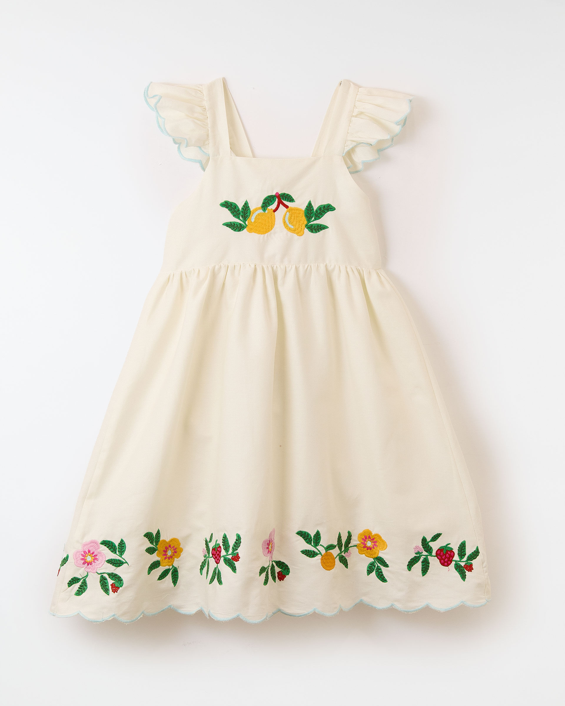 Vestido Bordado Mucha Fruta