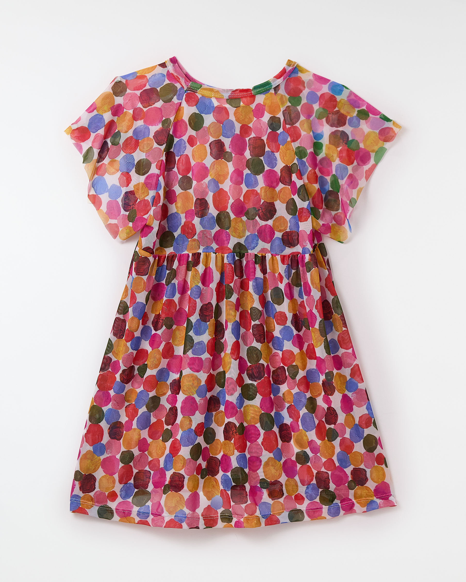 Vestido Tule Las Bolitas